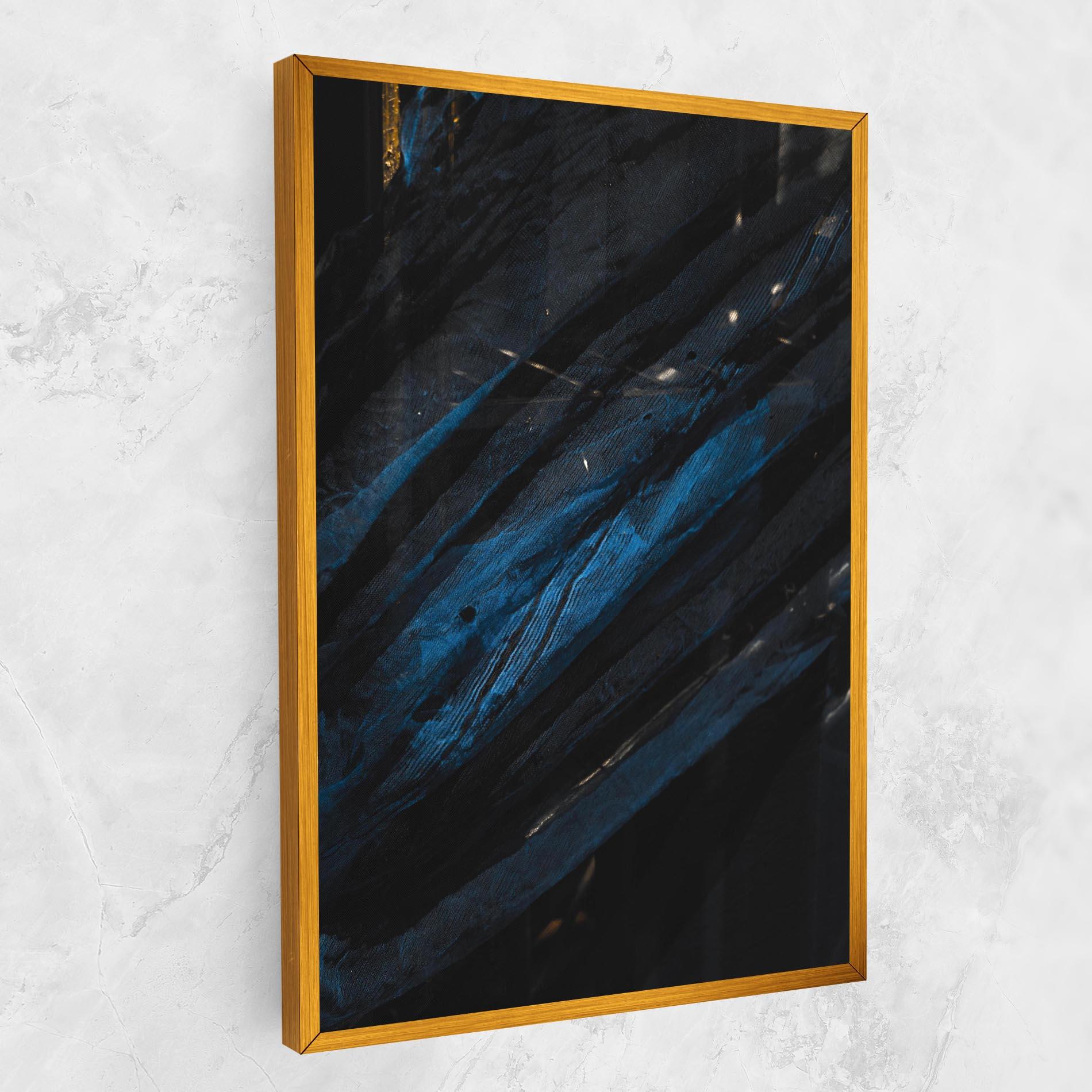 Tablou Canvas Blue Lines mockup 1