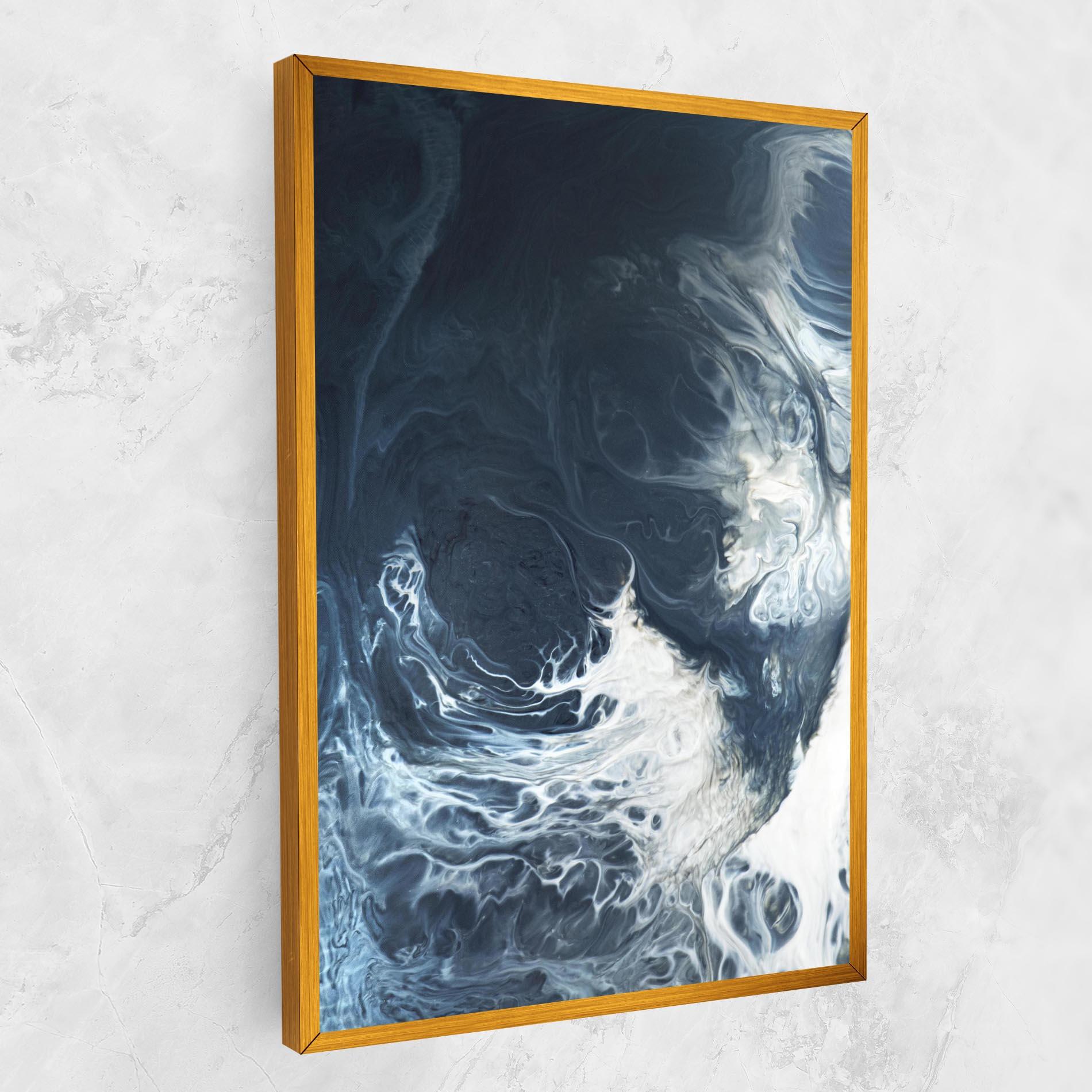 Tablou Canvas Dark Blue Wave mockup 1