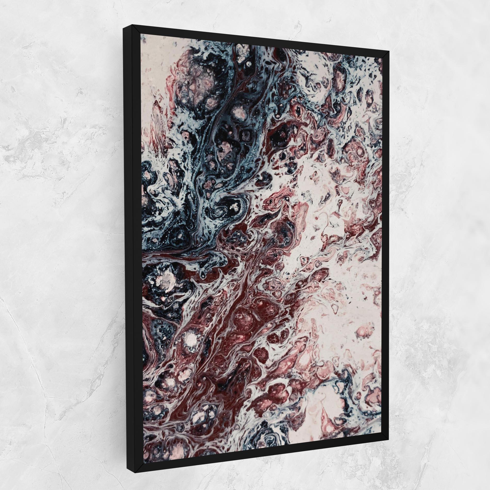 Tablou Canvas Abstract Dark Red mockup 1