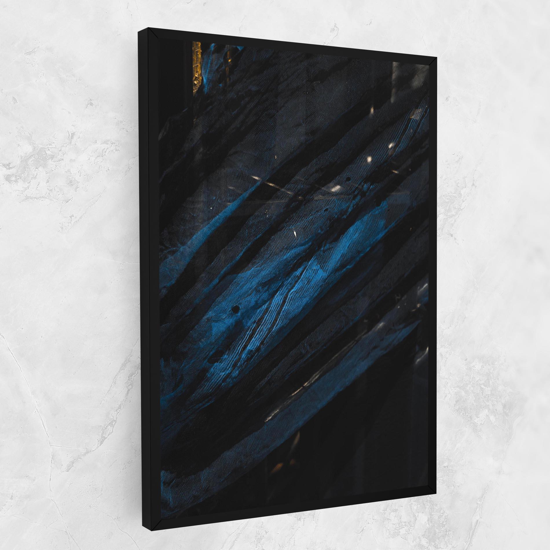 Tablou Canvas Blue Lines mockup 1