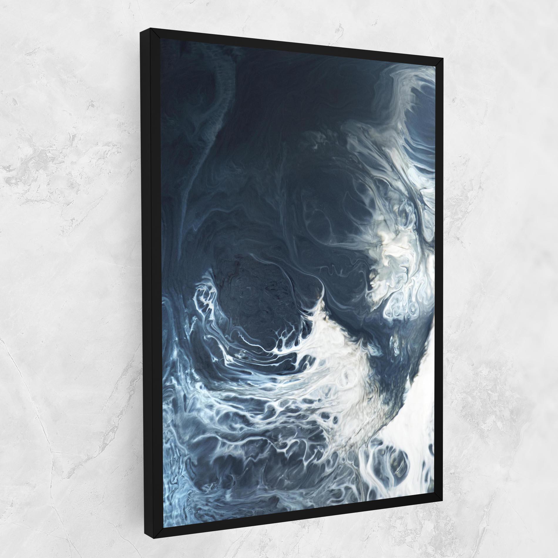 Tablou Canvas Dark Blue Wave mockup 1
