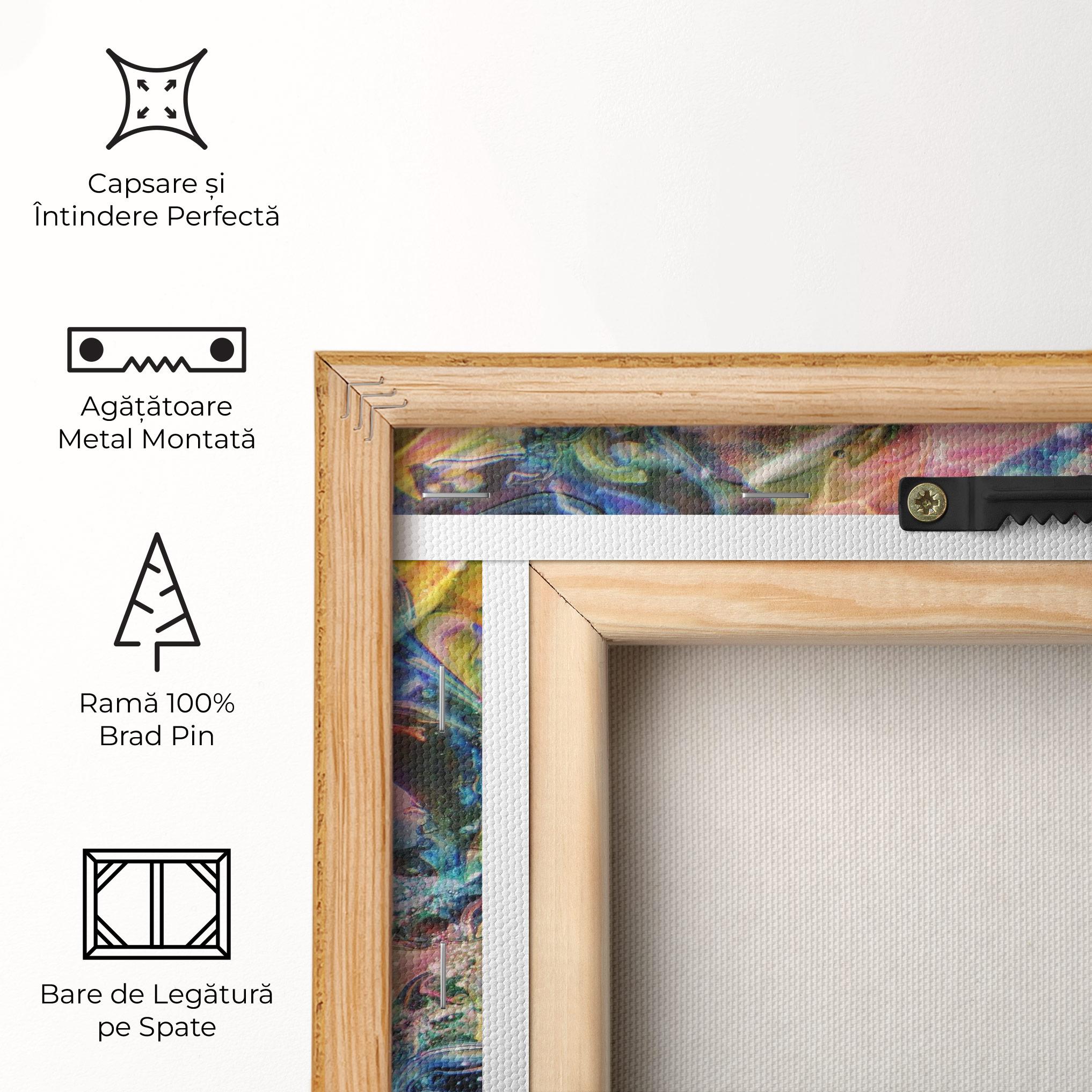 Tablou Canvas Abstract Colourful Glass mockup 5