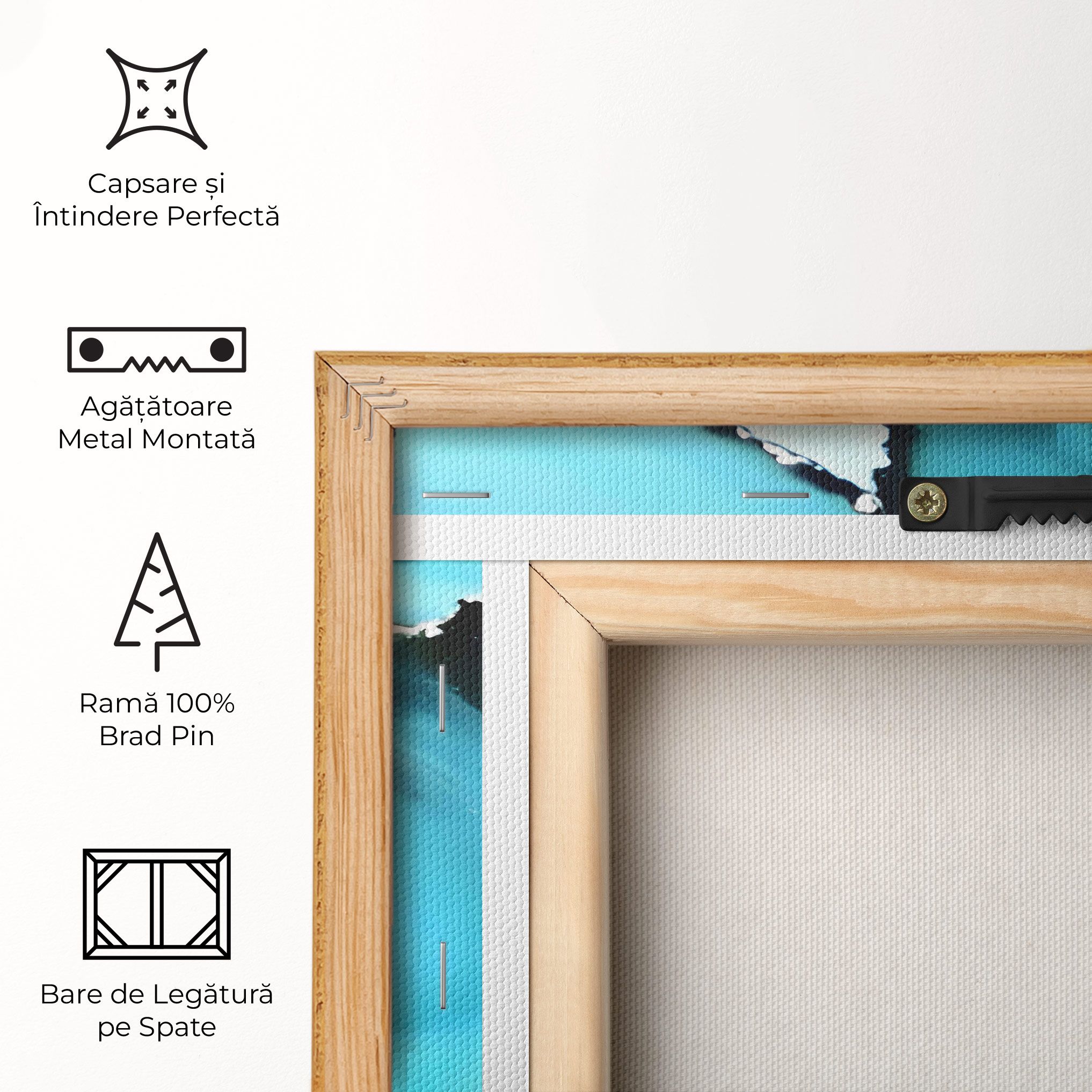 Blue Paint Marble mockup 5