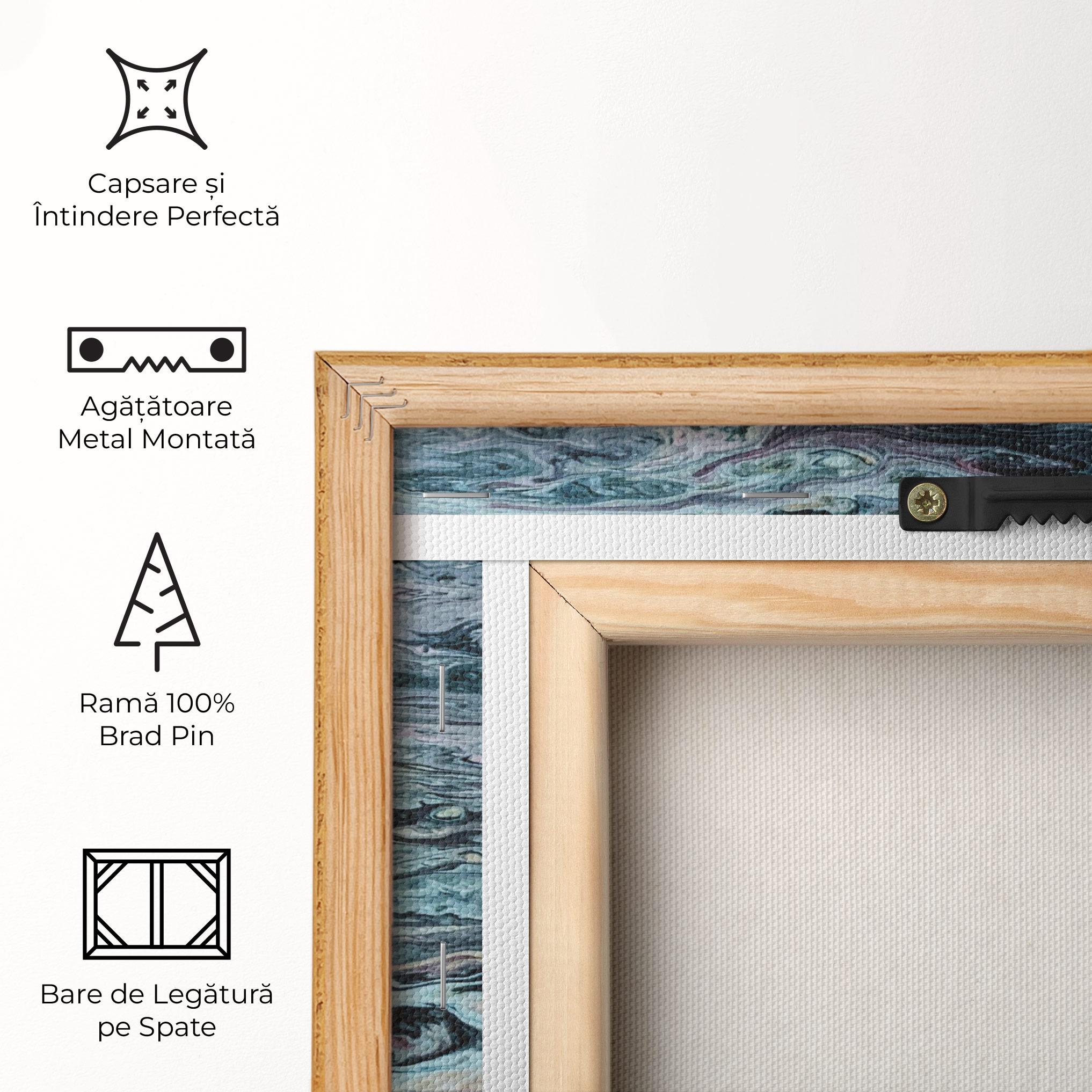 Tablou Canvas Light Blue Abstract mockup 5