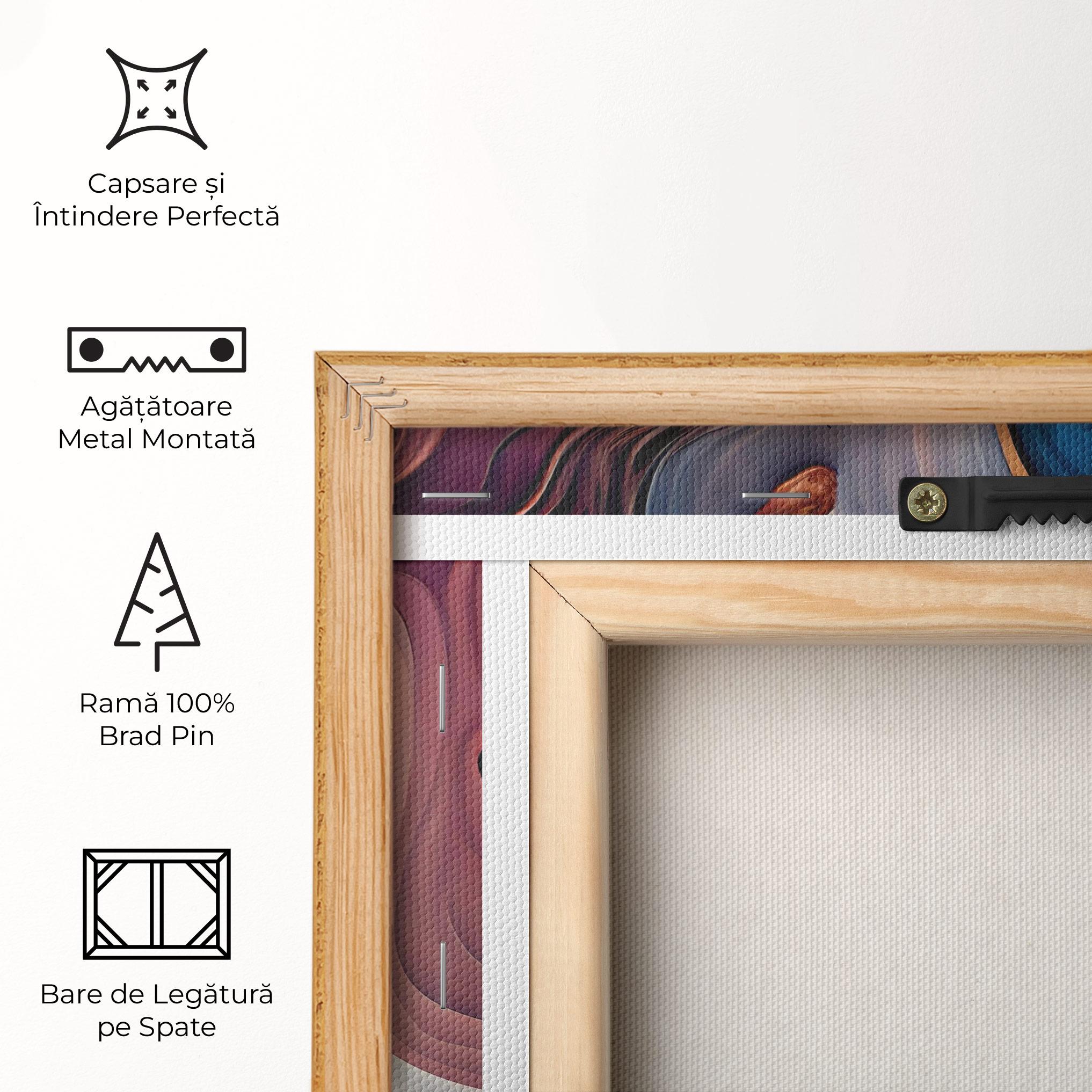 Tablou Canvas Mixed Colors Marble mockup 5