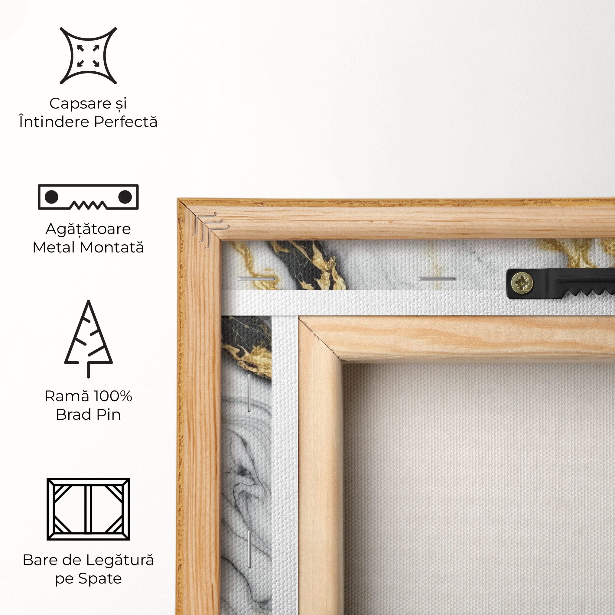 White Golden Marble mockup 5