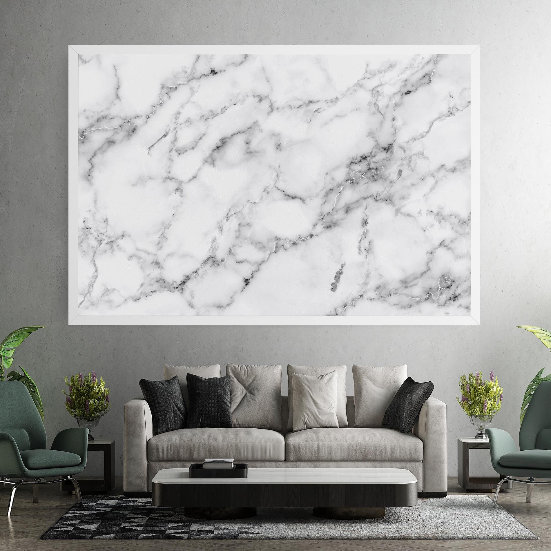 Basic White Marble mockup 7