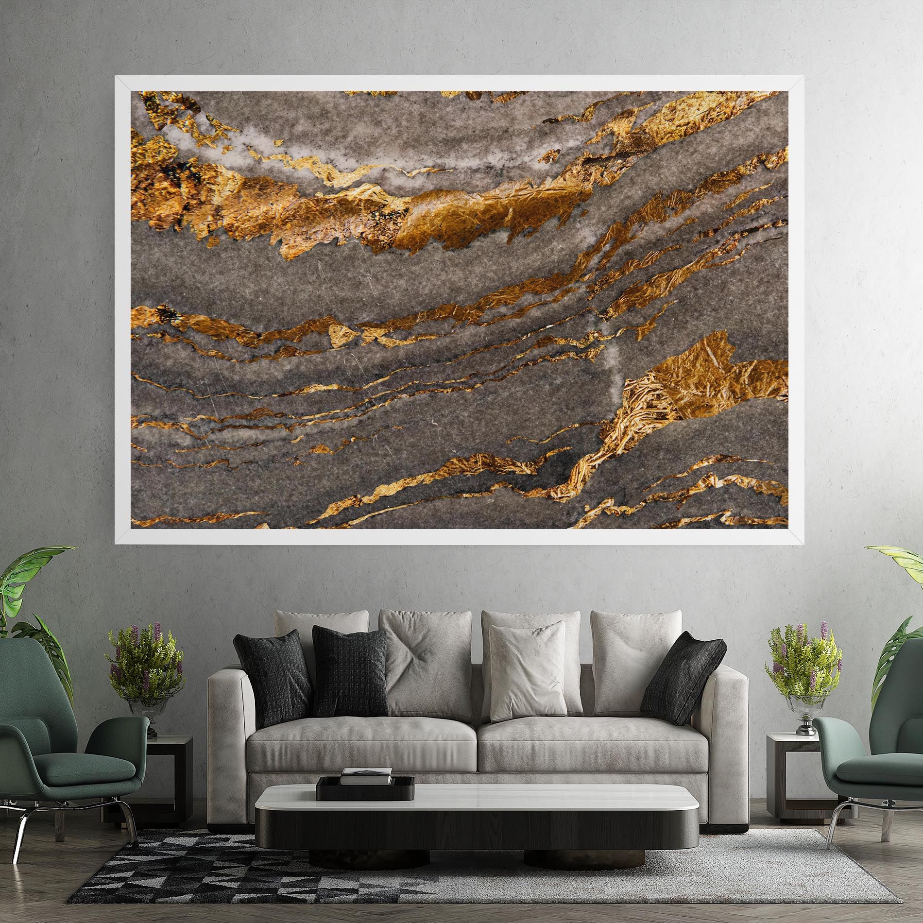 Gold Paper Marble mockup 7