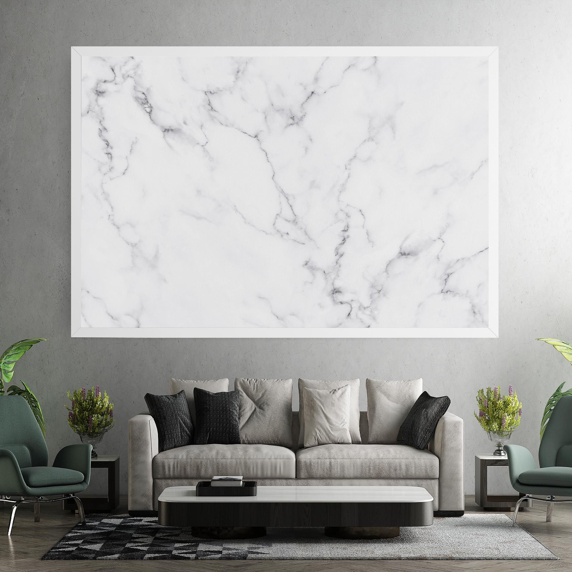 White Marble Texture mockup 7