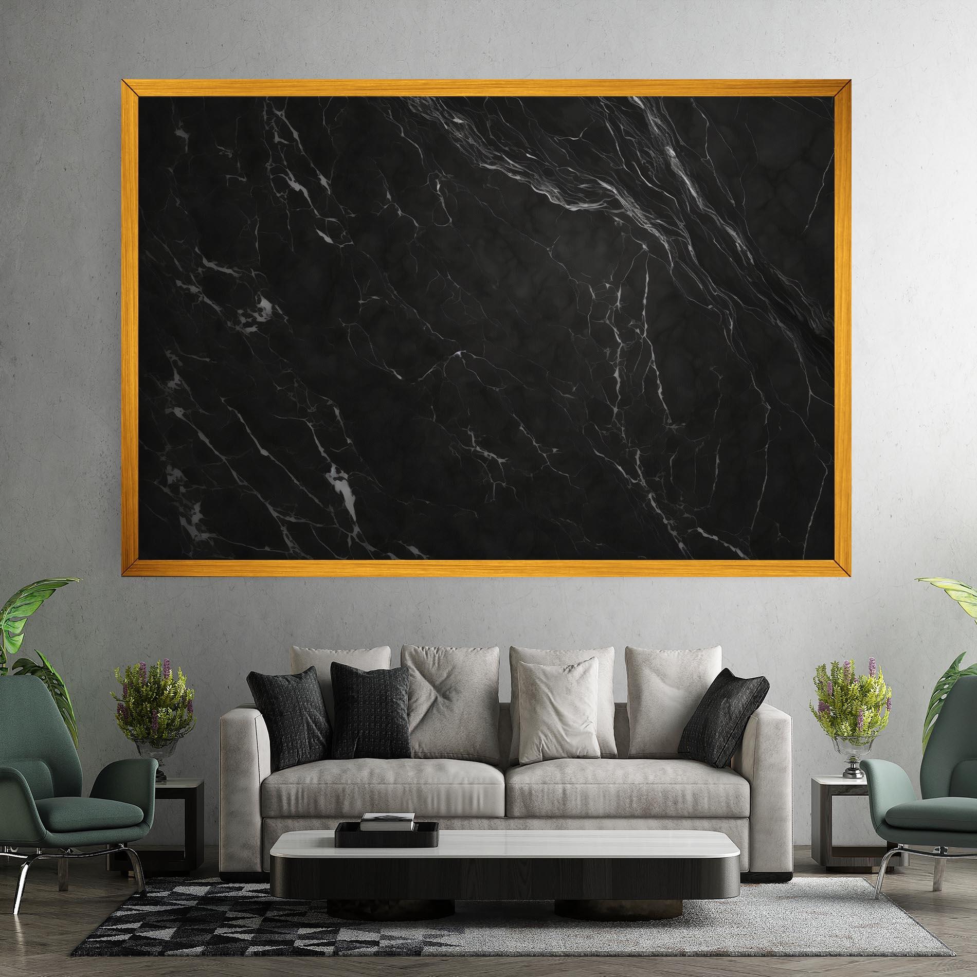 Tablou Canvas Black Marble mockup 7