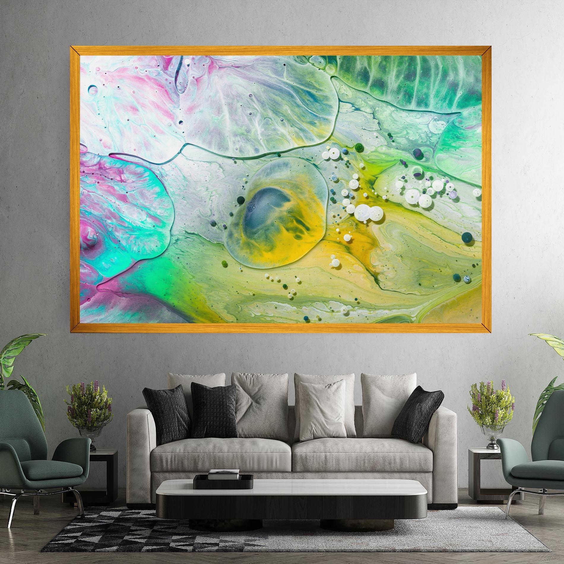 Tablou Canvas Mix Color Ink mockup 7