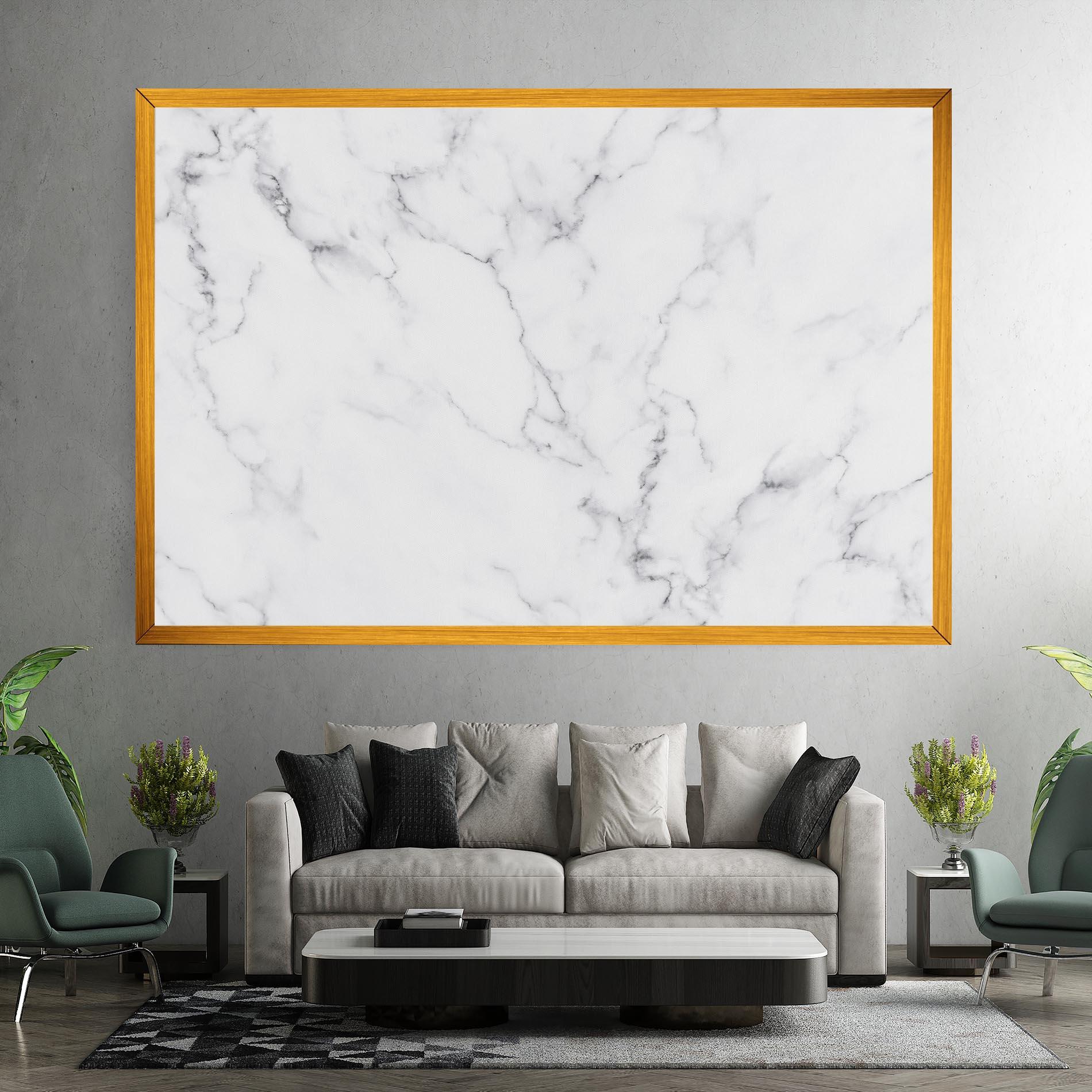 Tablou Canvas White Marble Texture mockup 7