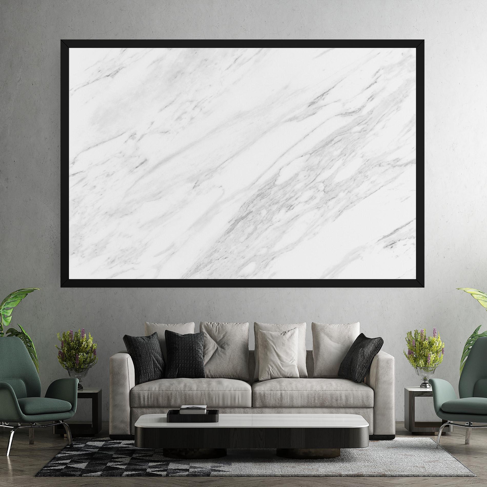 Tablou Canvas Light Grey Marble mockup 7