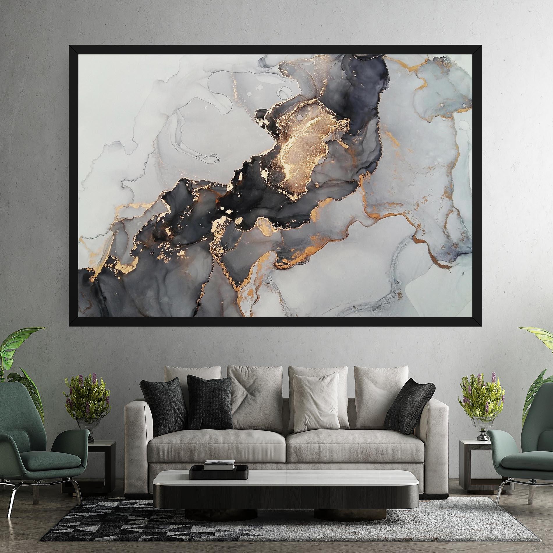 Tablou Canvas Marble Shades mockup 7