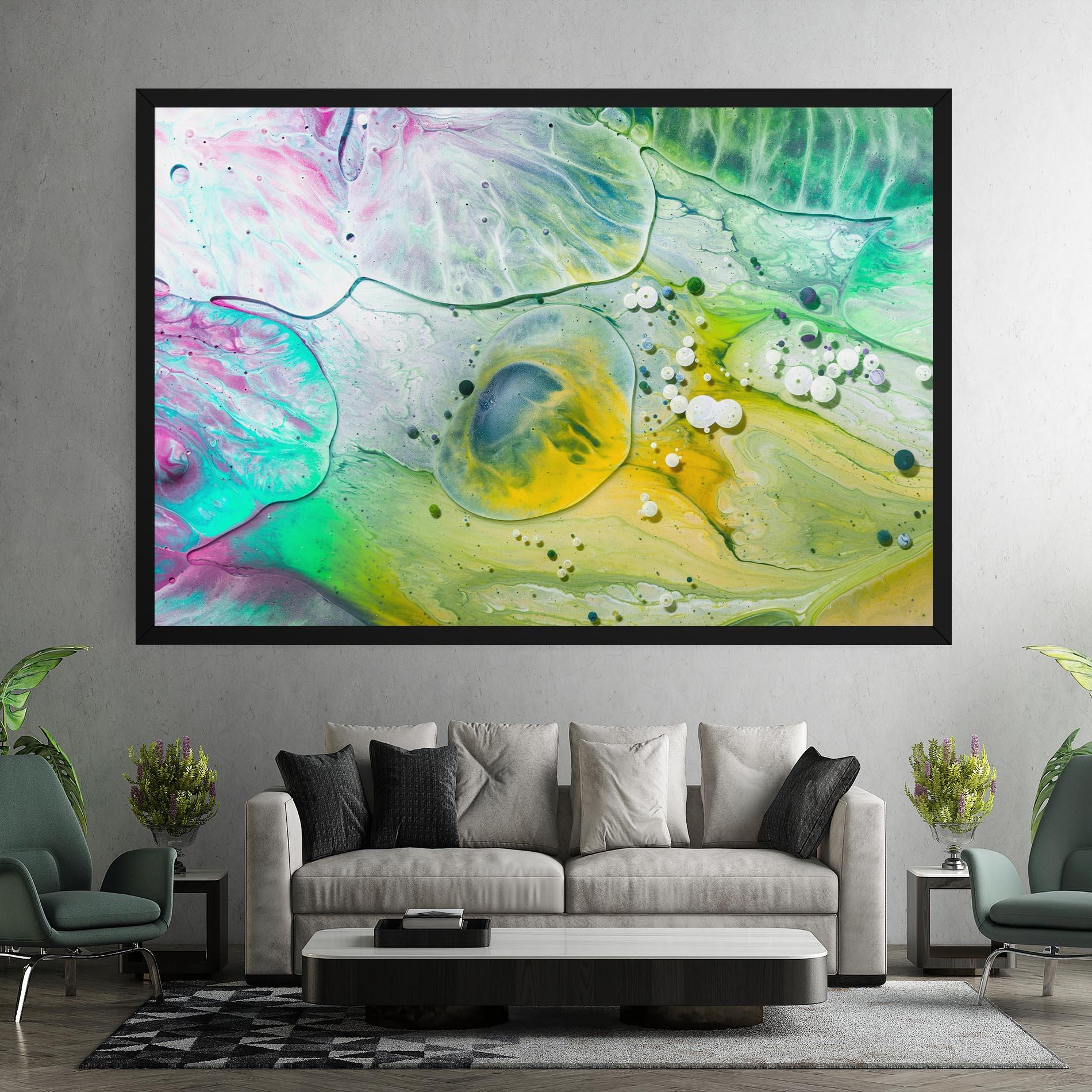 Tablou Canvas Mix Color Ink mockup 7