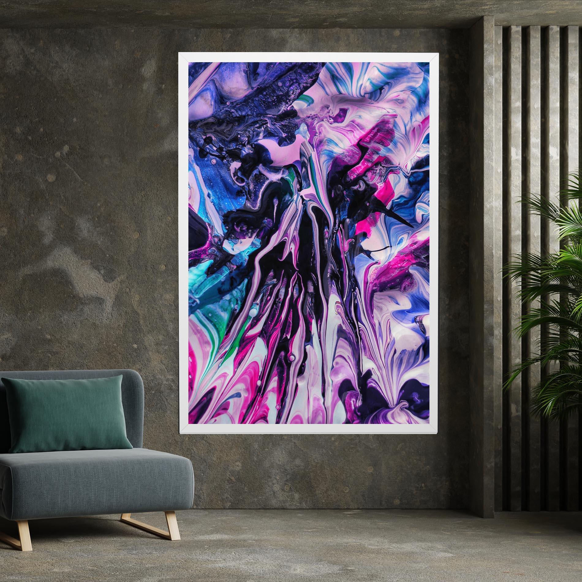 Tablou Canvas Abstract Rose Colours mockup 7