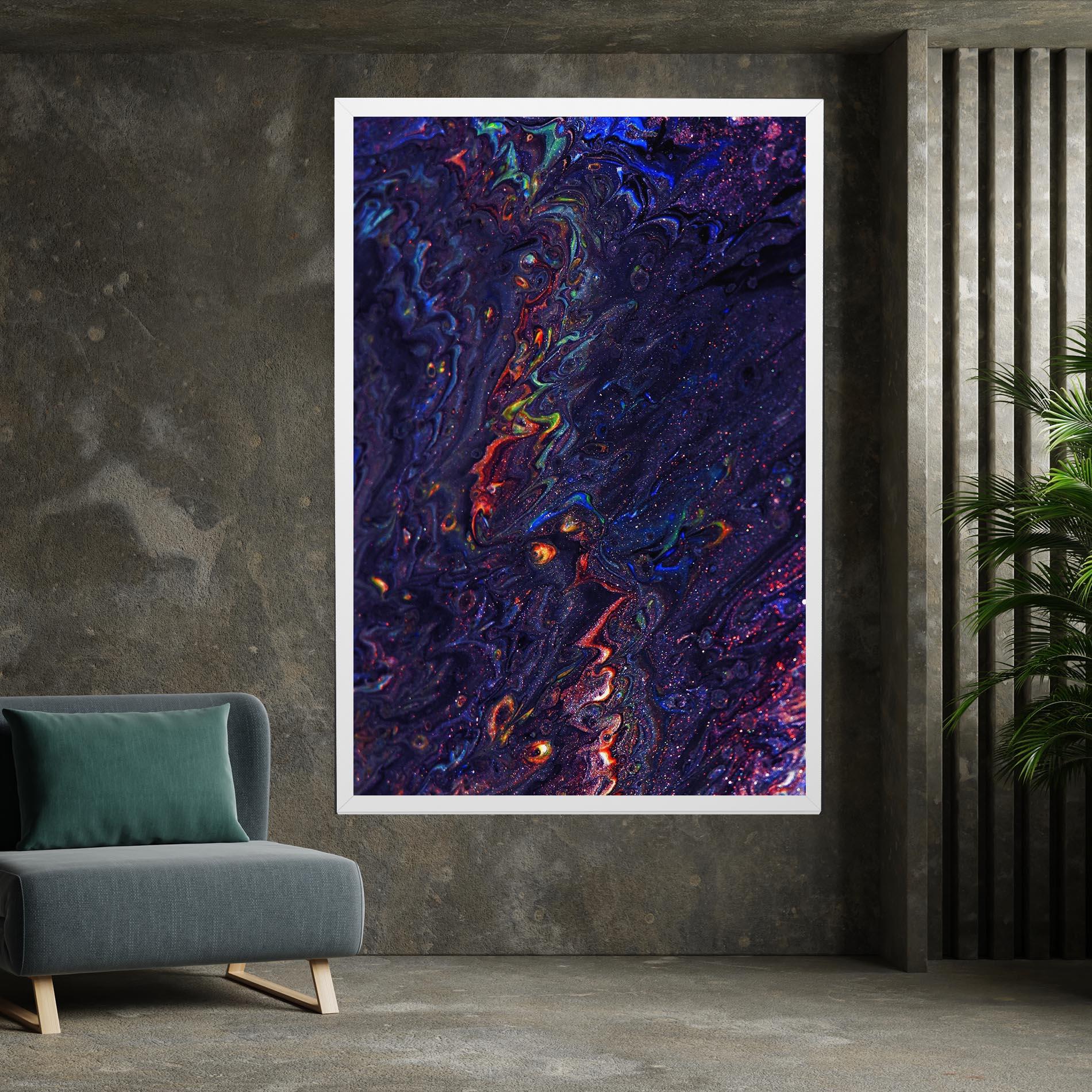 Tablou Canvas Dark Purple Texture mockup 7