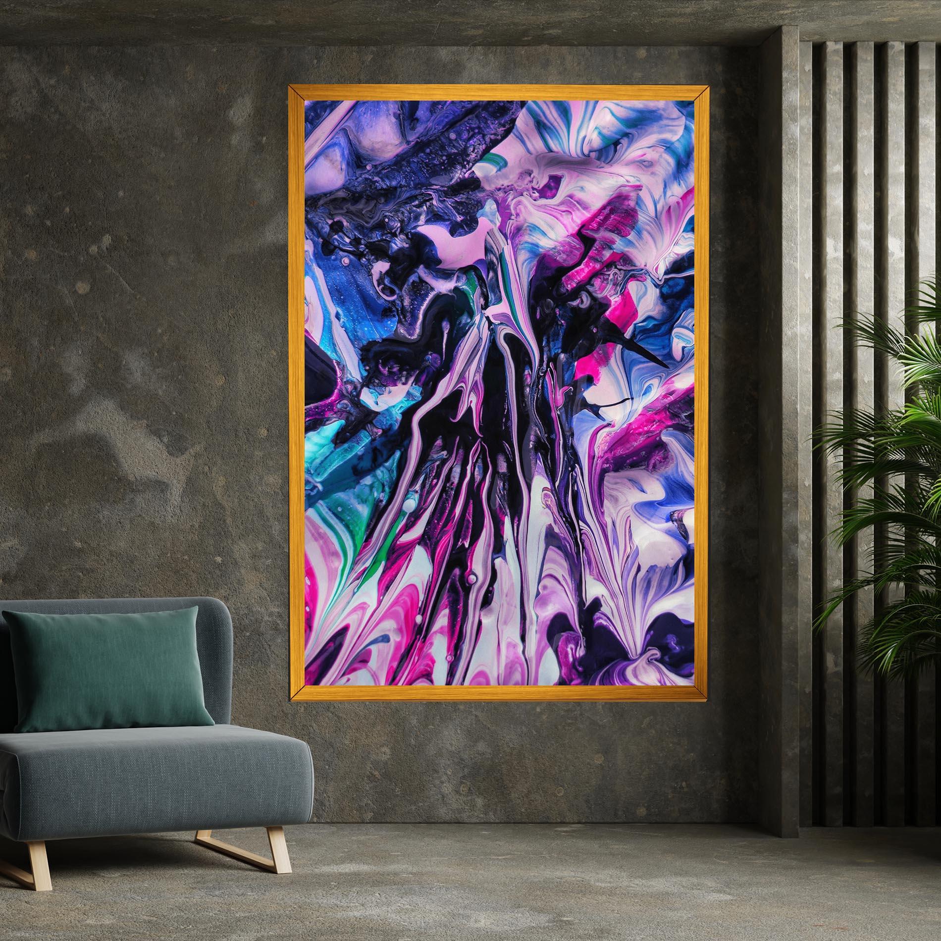 Tablou Canvas Abstract Rose Colours mockup 7