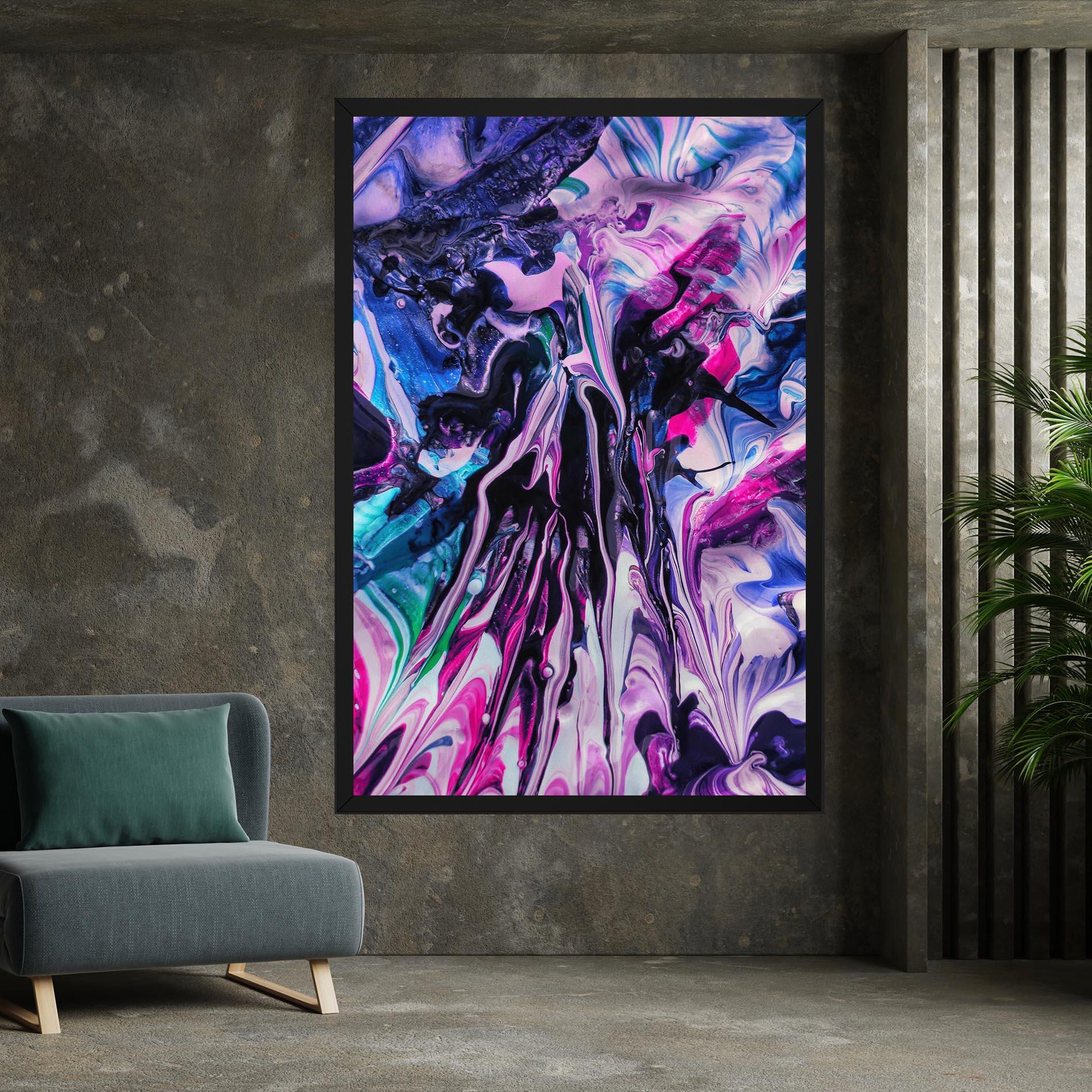 Tablou Canvas Abstract Rose Colours mockup 7