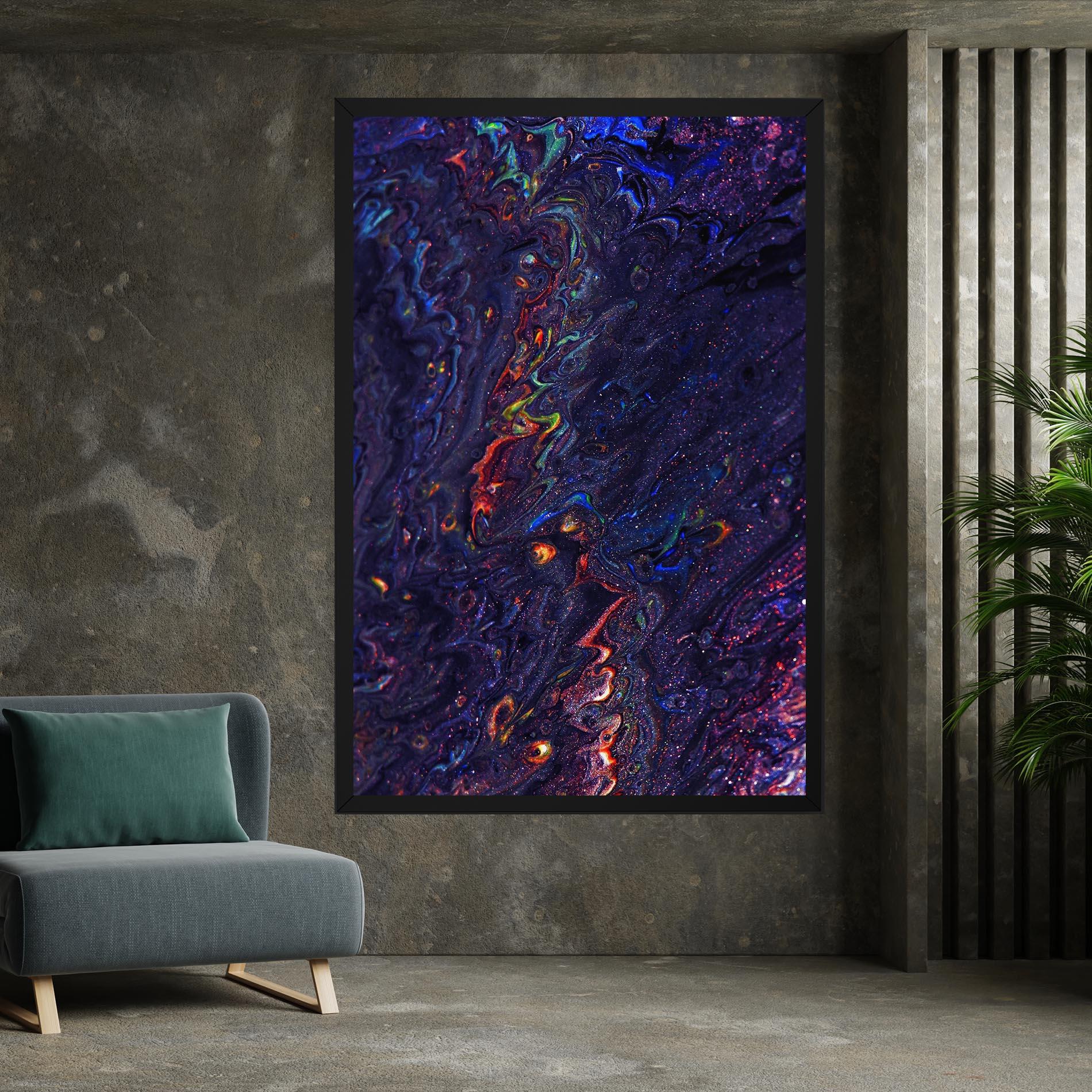 Tablou Canvas Dark Purple Texture mockup 7