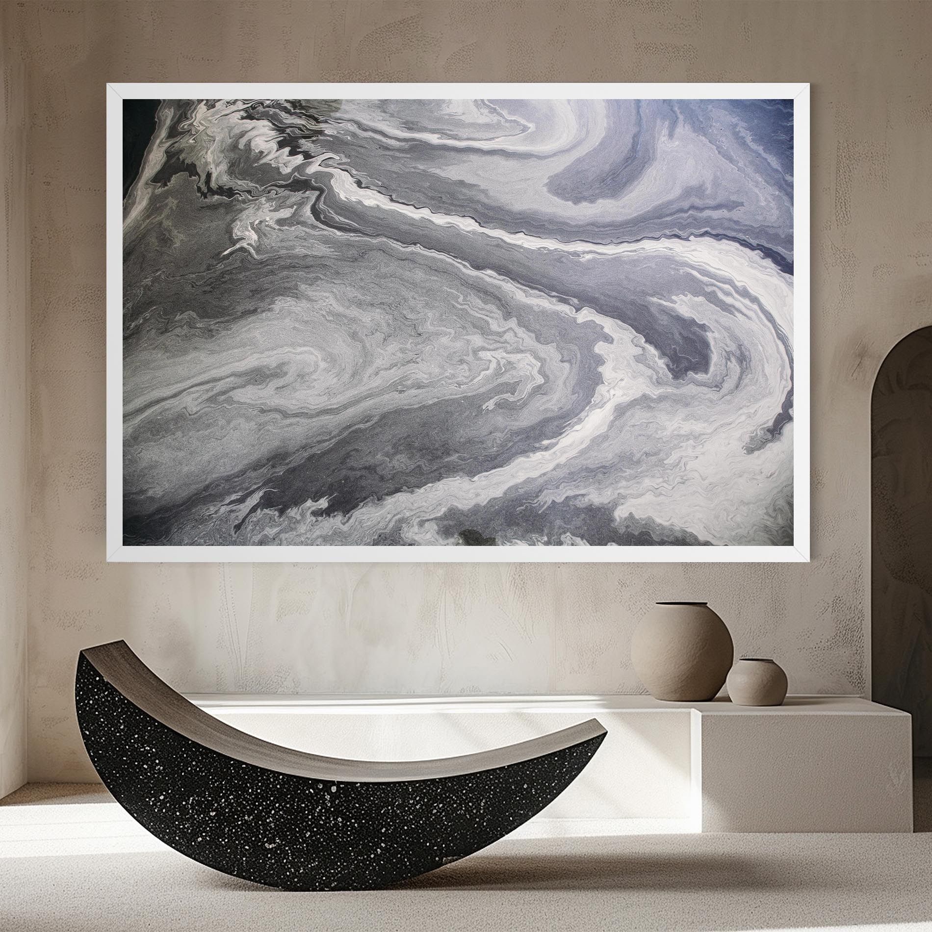 Grey Liquid Marble mockup 8