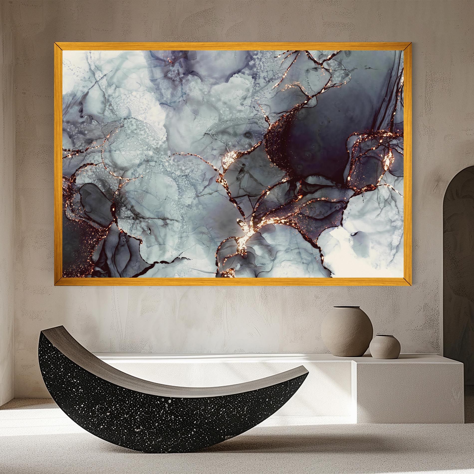 Abstract Gold Path mockup 8