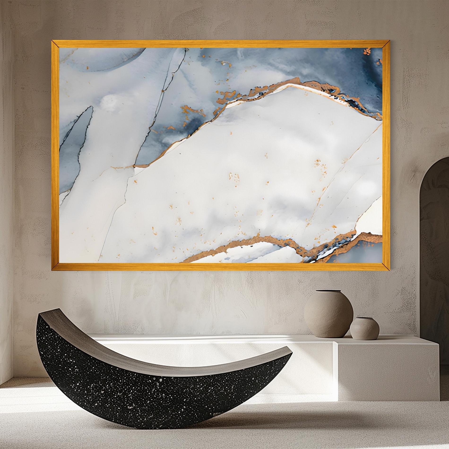 Tablou Canvas Blue Watercolor mockup 8