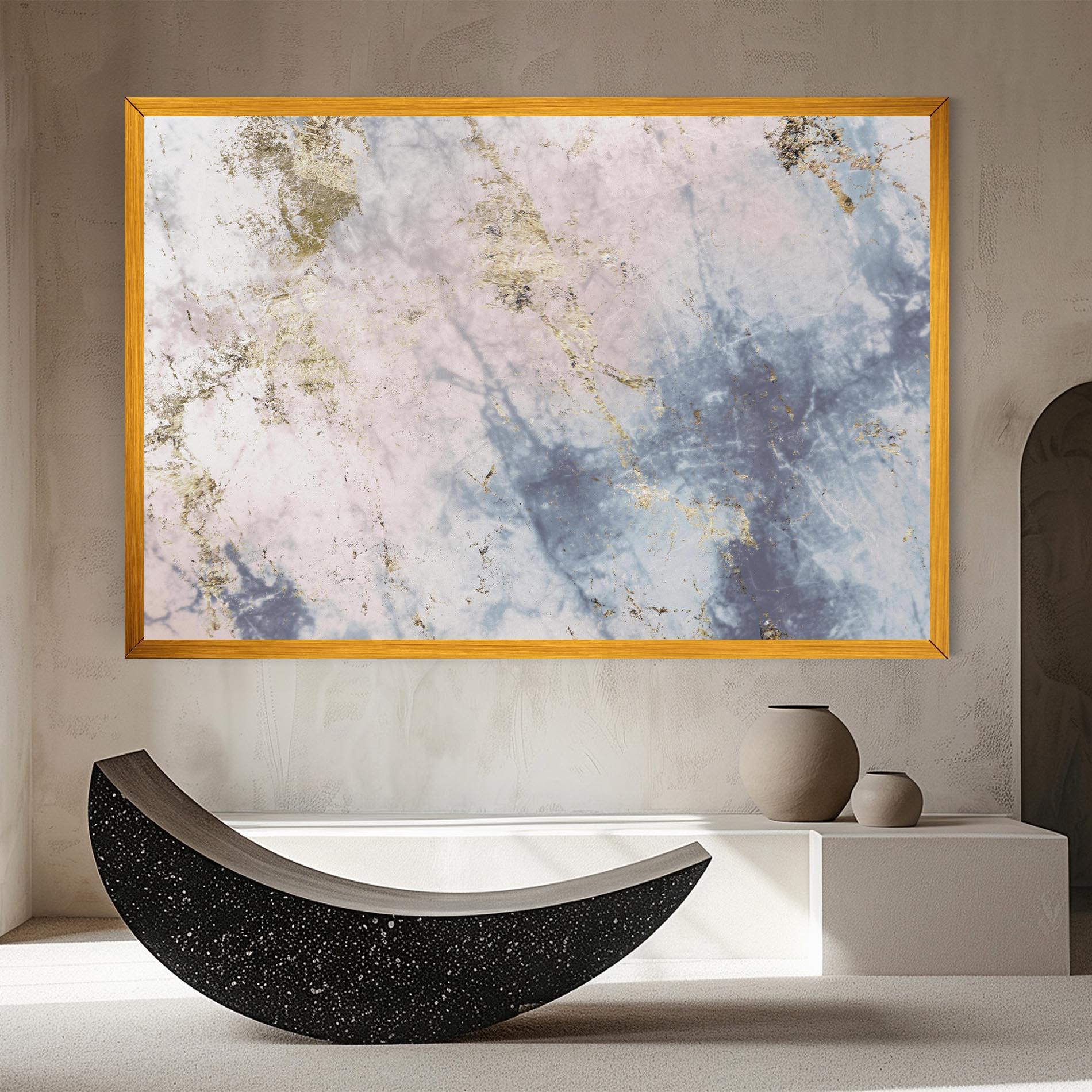 Tablou Canvas Pink Blue Marble mockup 8