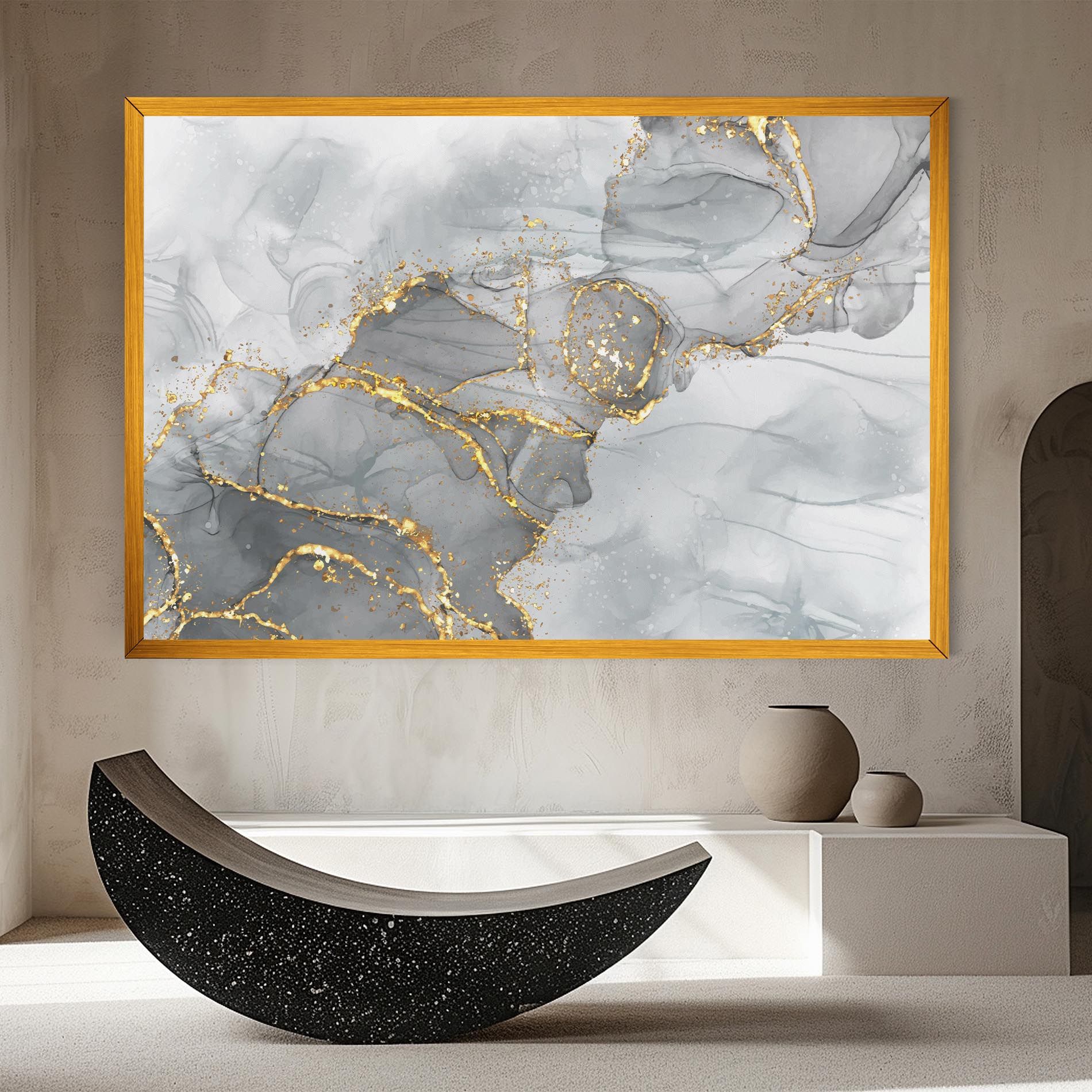 White Ink Marble mockup 8