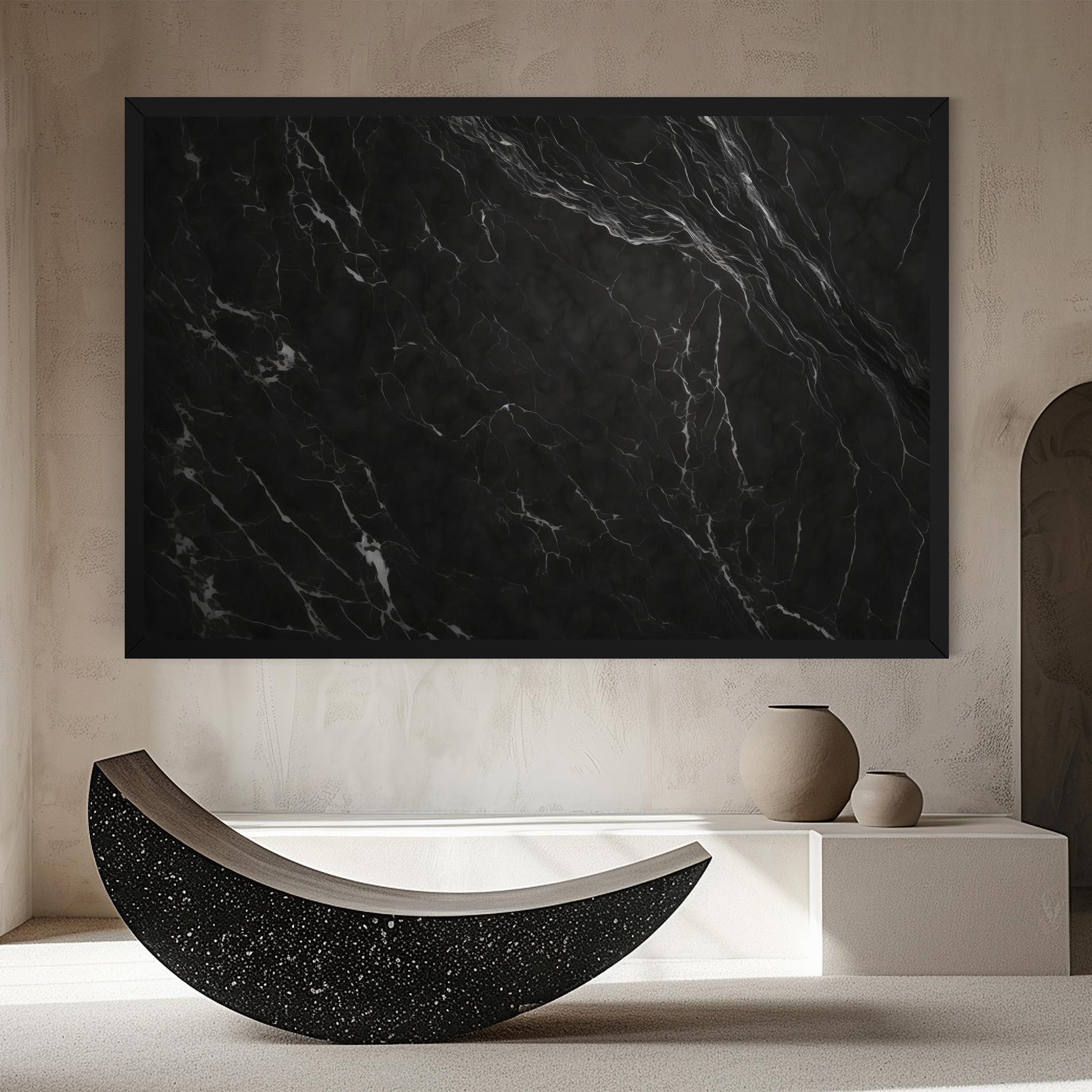 Tablou Canvas Black Marble mockup 8