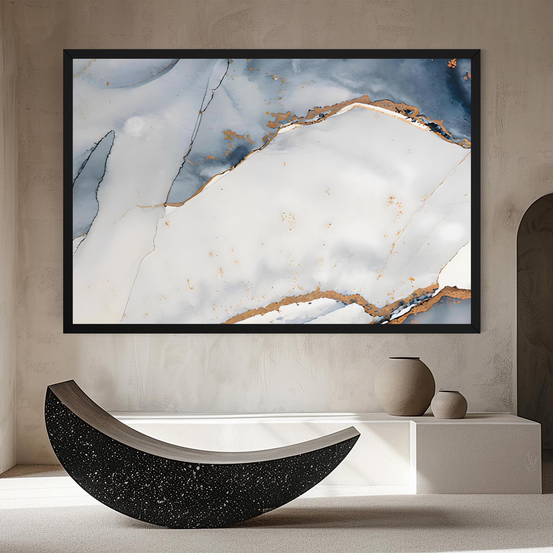 Tablou Canvas Blue Watercolor mockup 8