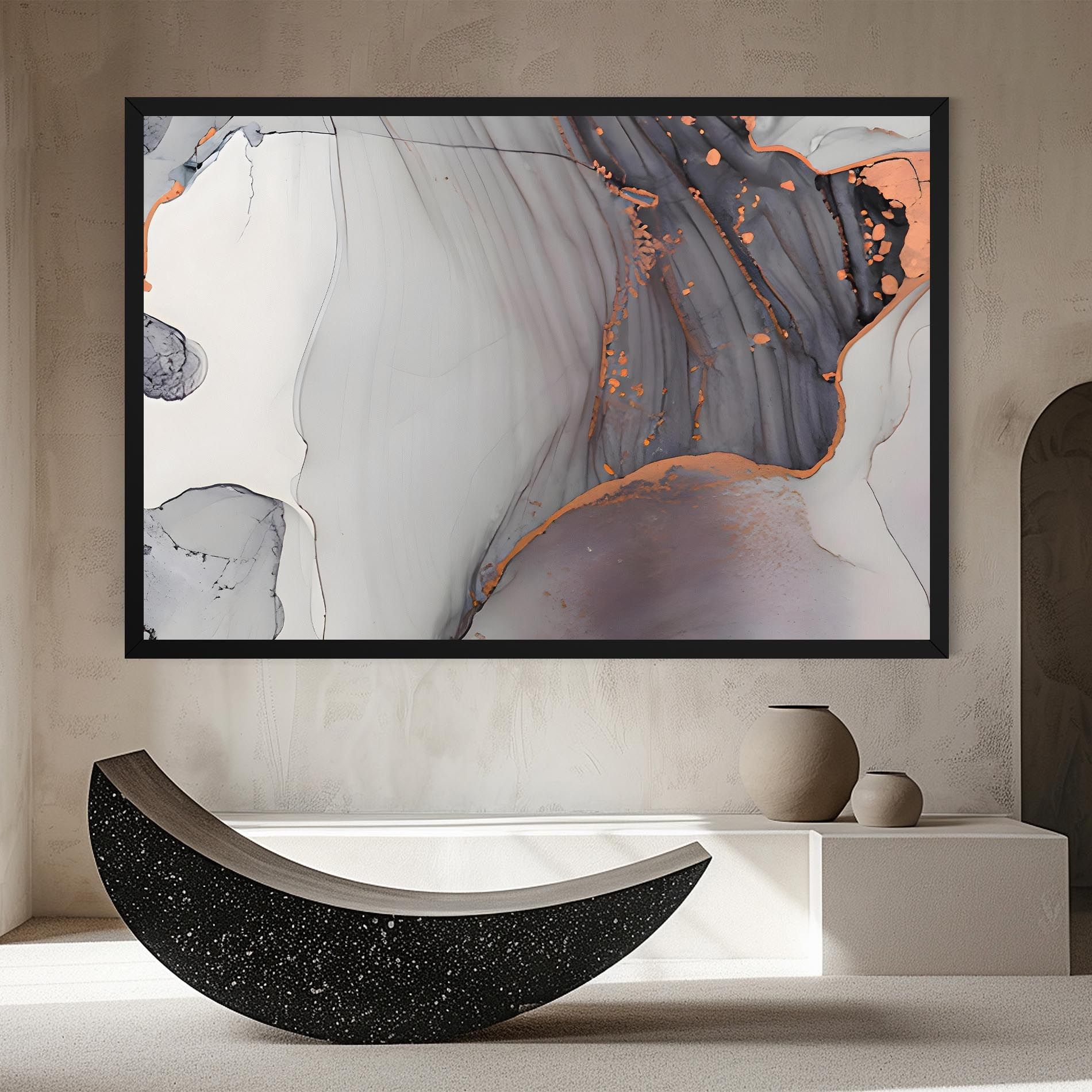 Grey Pink Liquid Marble mockup 8