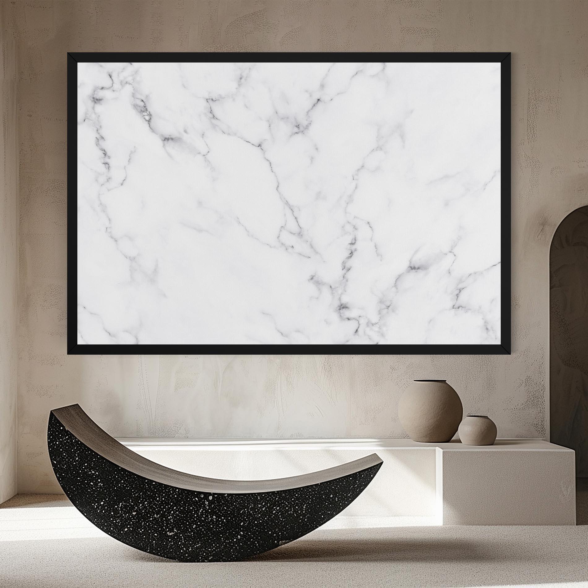 Tablou Canvas White Marble Texture mockup 8