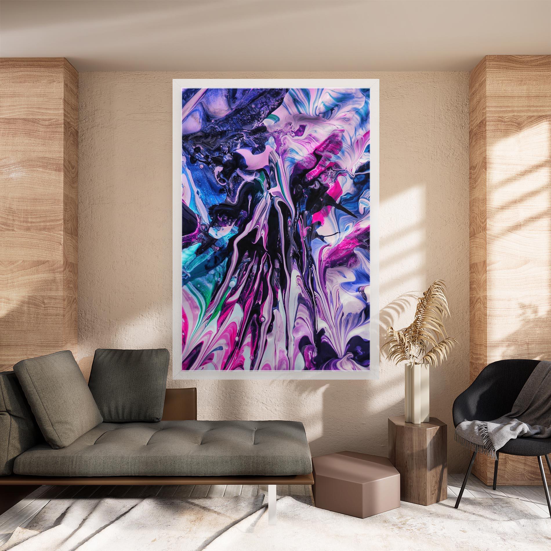 Tablou Canvas Abstract Rose Colours mockup 8