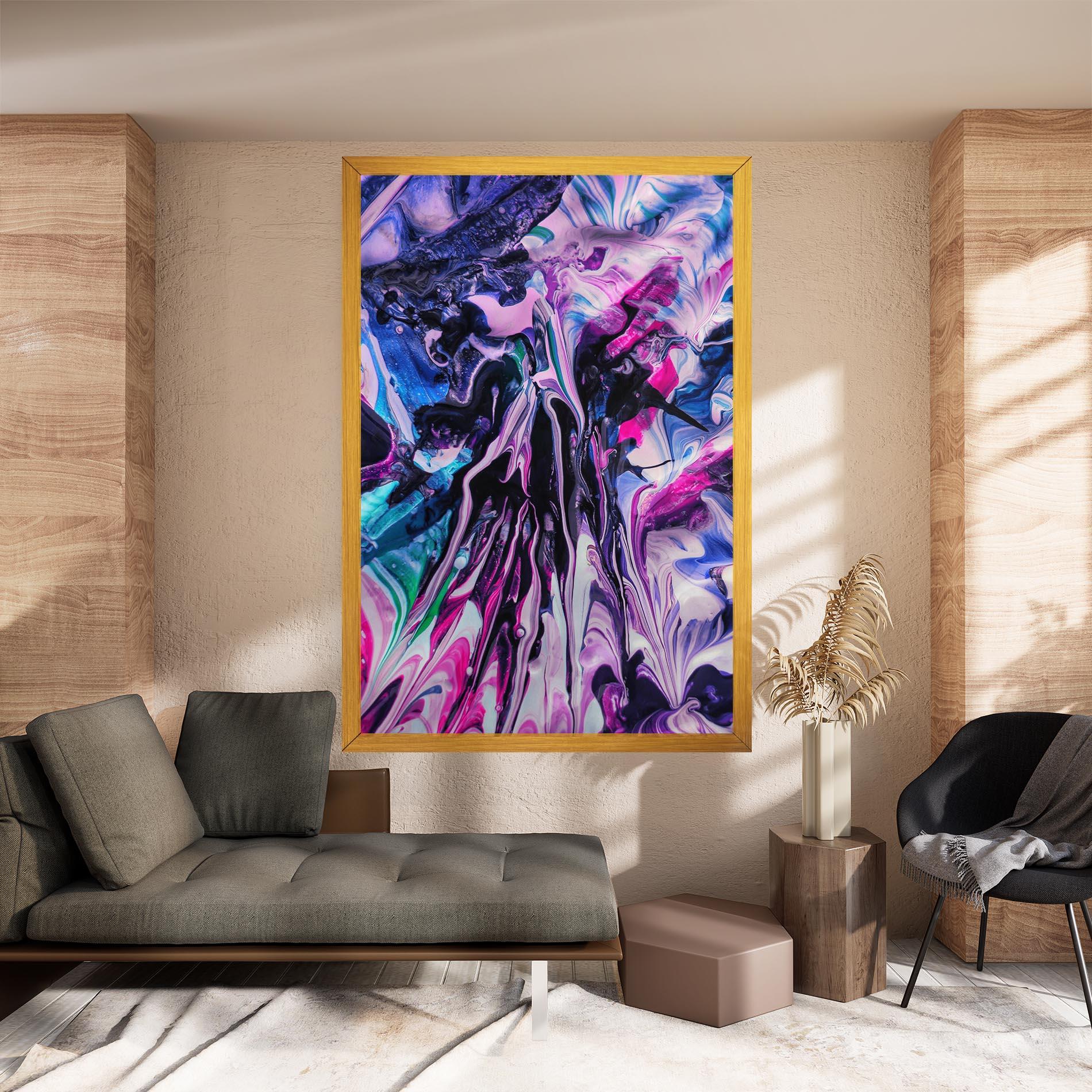 Tablou Canvas Abstract Rose Colours mockup 8