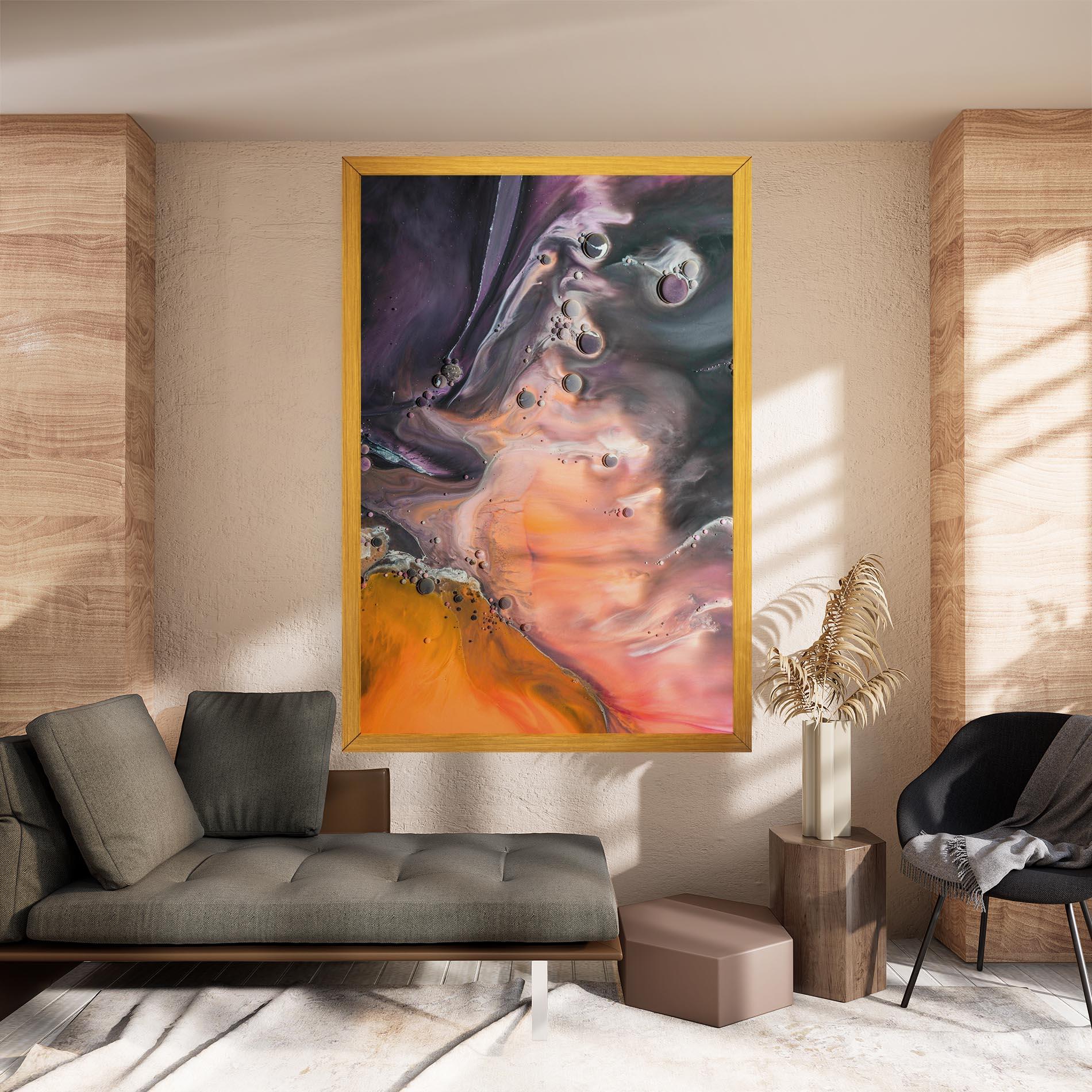 Tablou Canvas Orange Shades mockup 8