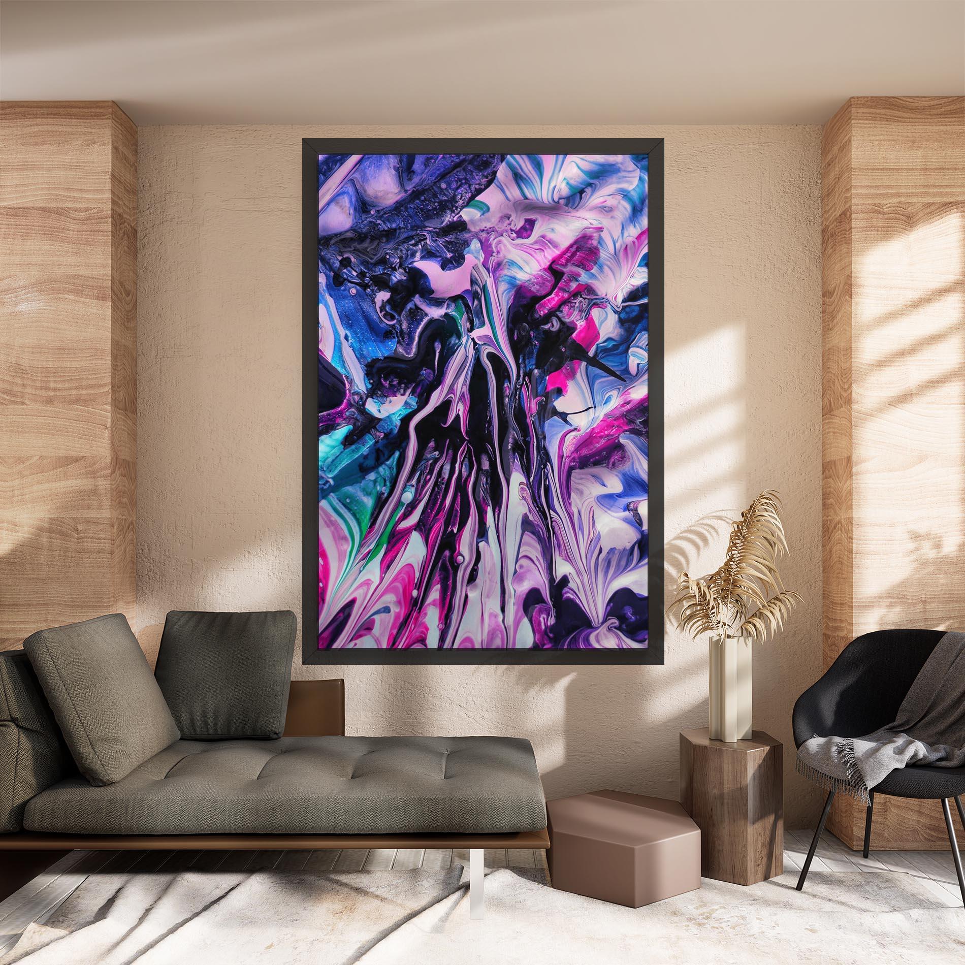 Tablou Canvas Abstract Rose Colours mockup 8