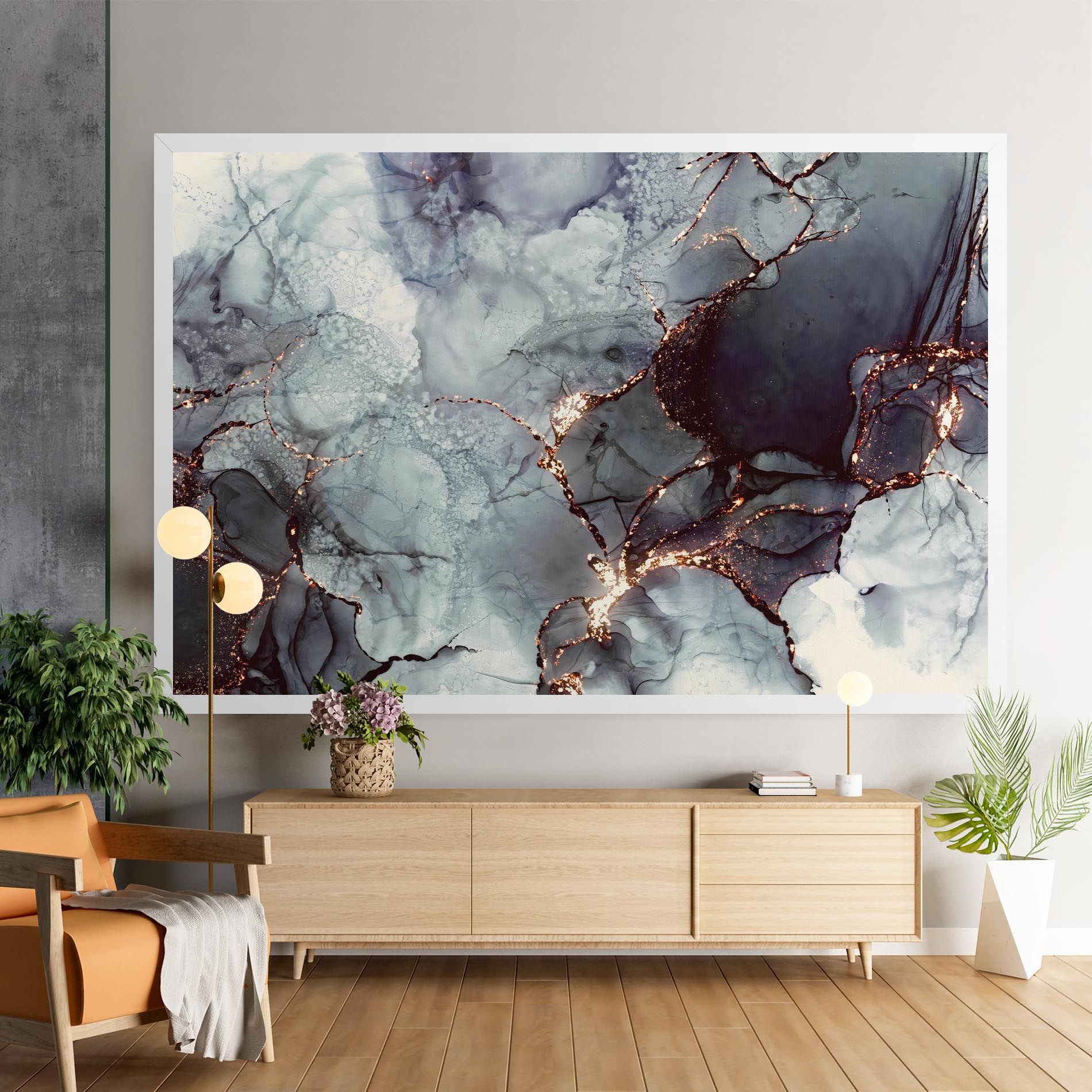 Abstract Gold Path mockup 9