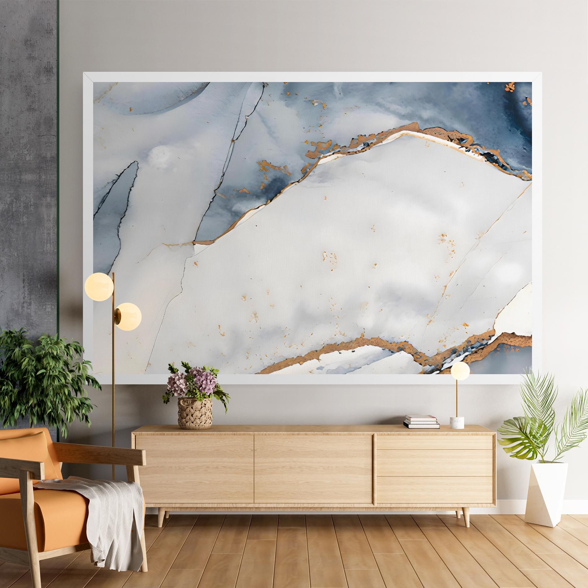 Blue Watercolor mockup 9