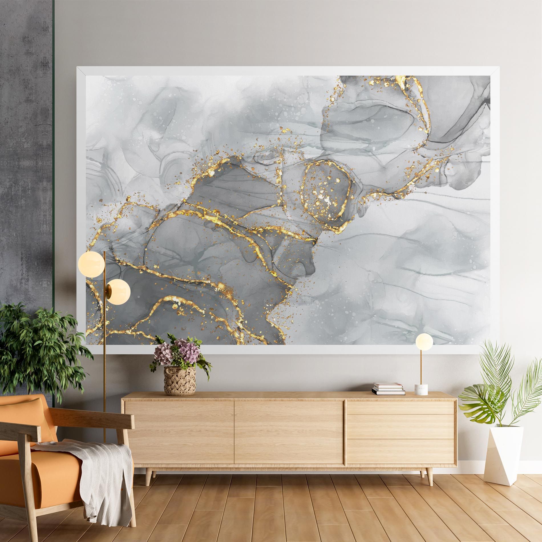 White Ink Marble mockup 9