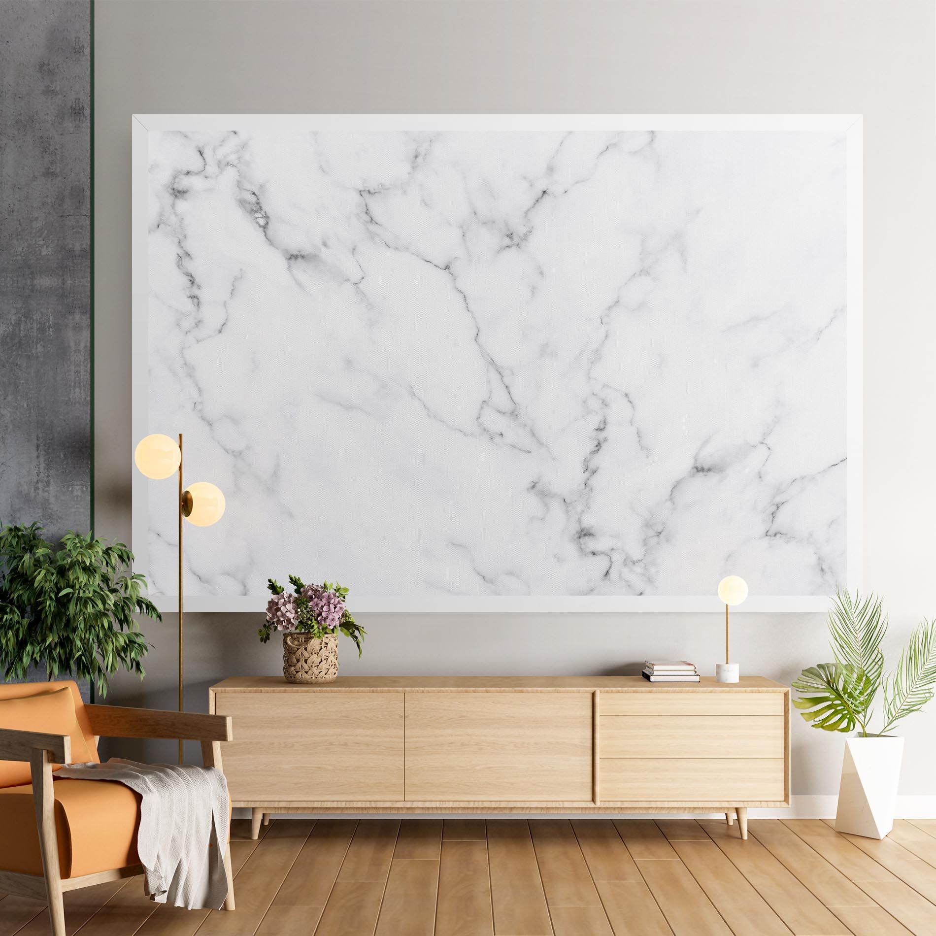 White Marble Texture mockup 9