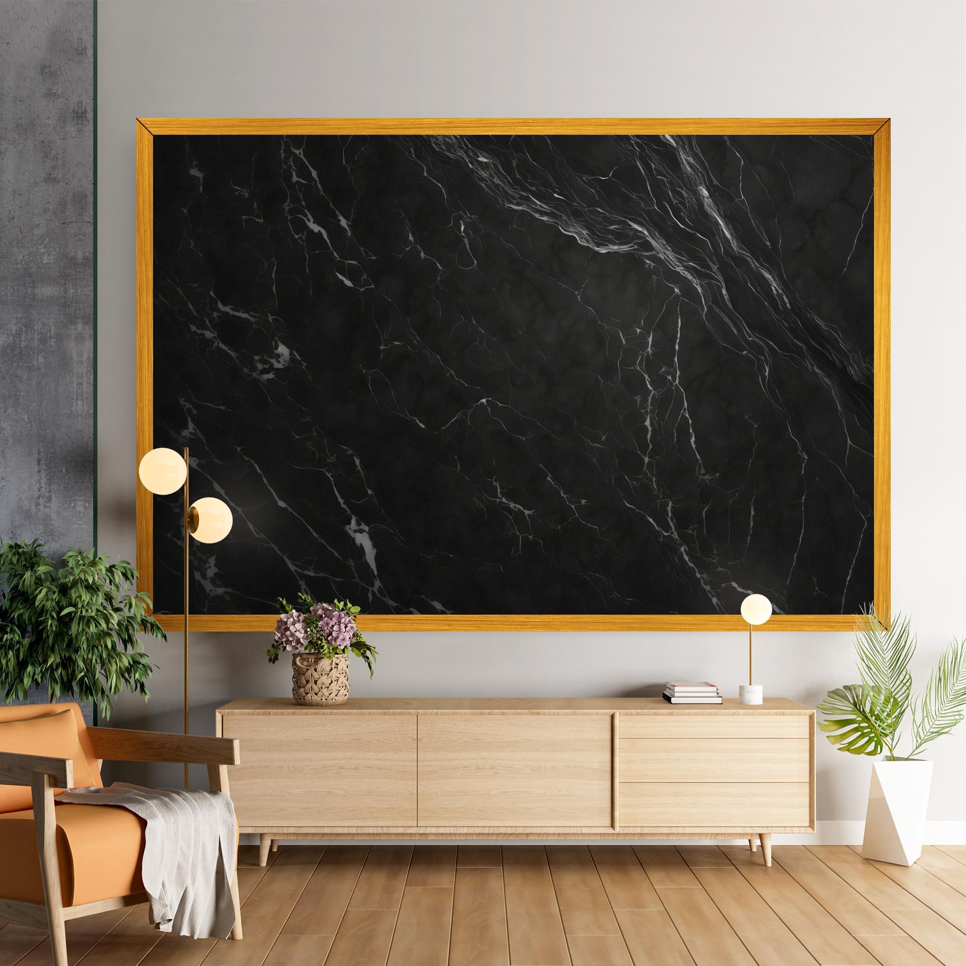 Tablou Canvas Black Marble mockup 9