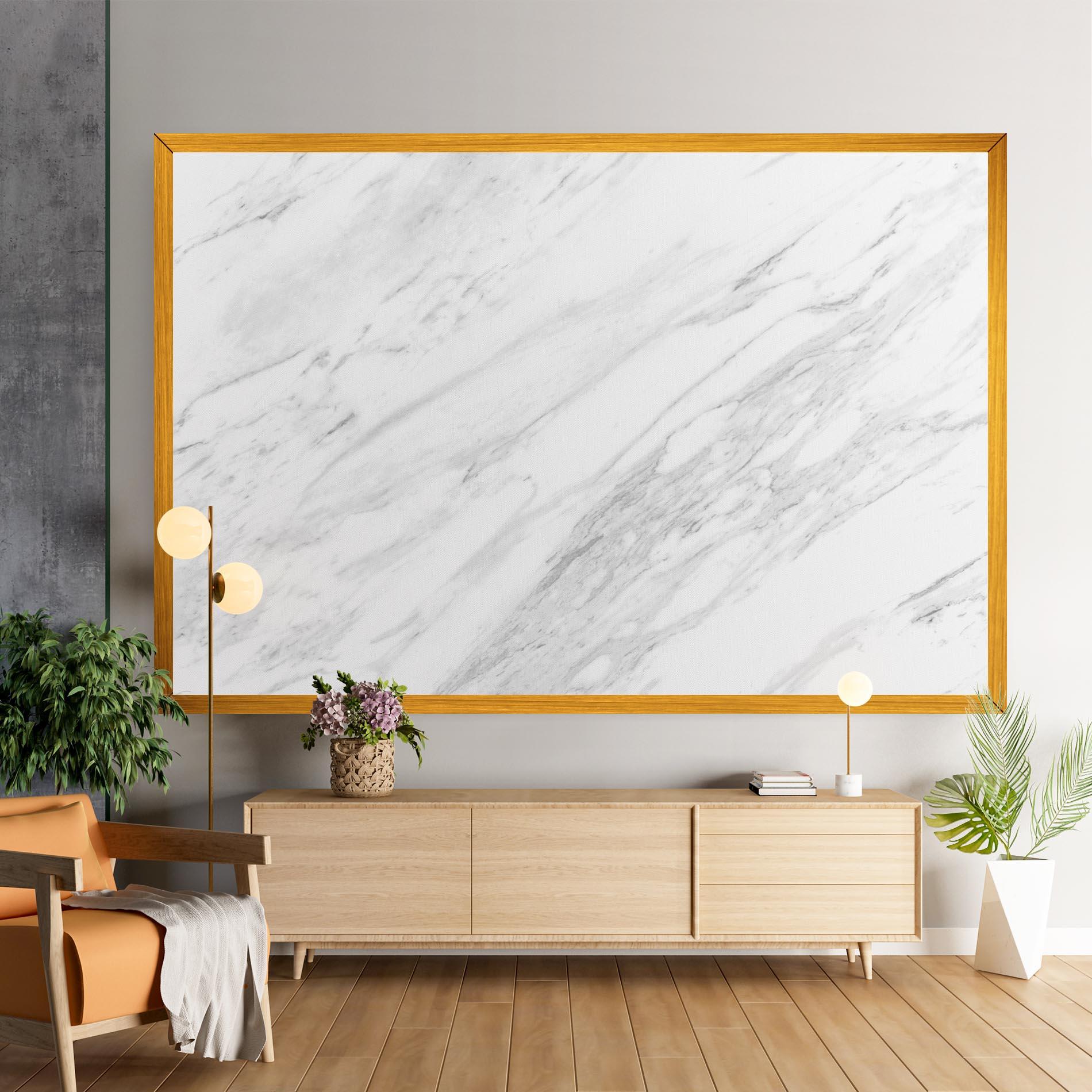 Tablou Canvas Light Grey Marble mockup 9