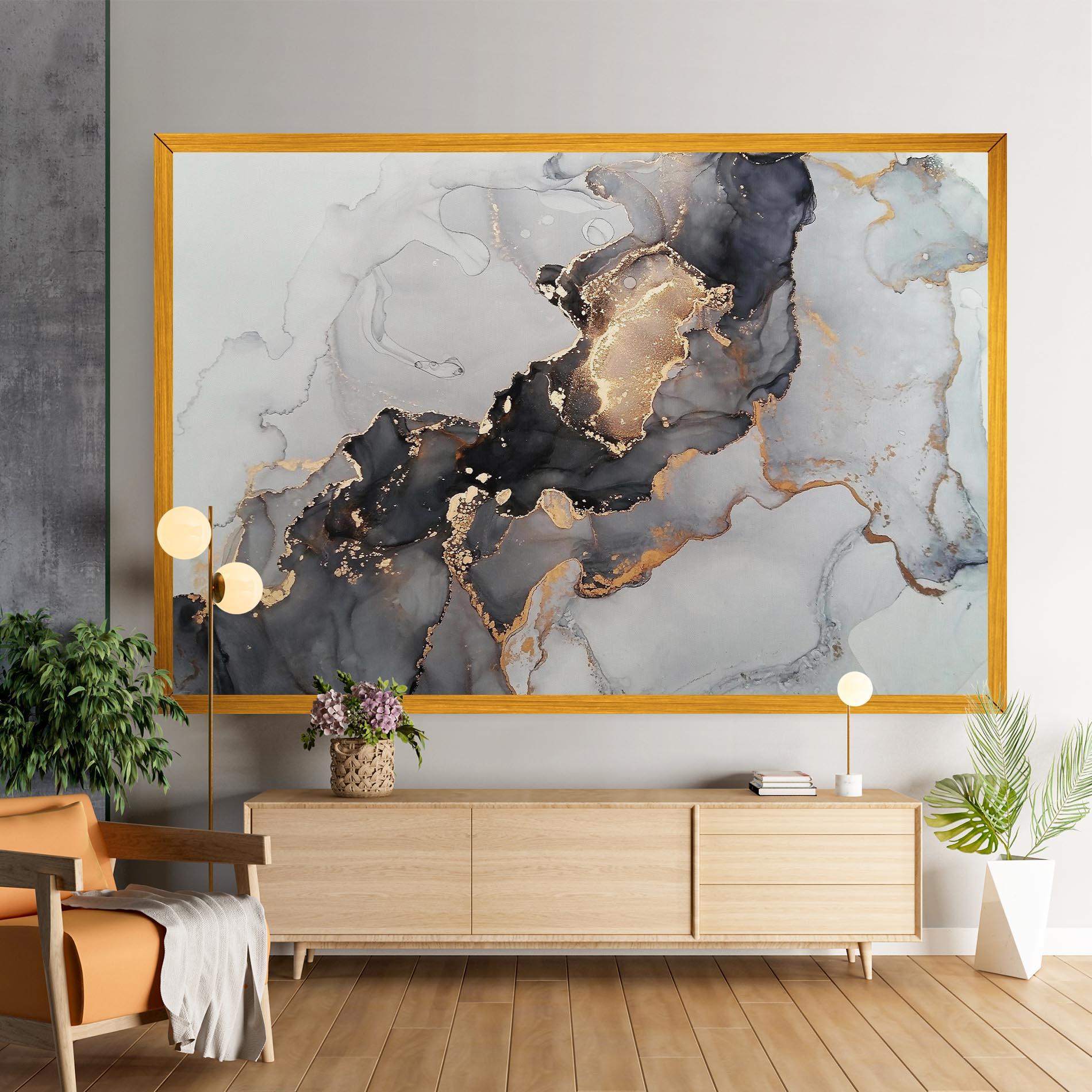 Tablou Canvas Marble Shades mockup 9