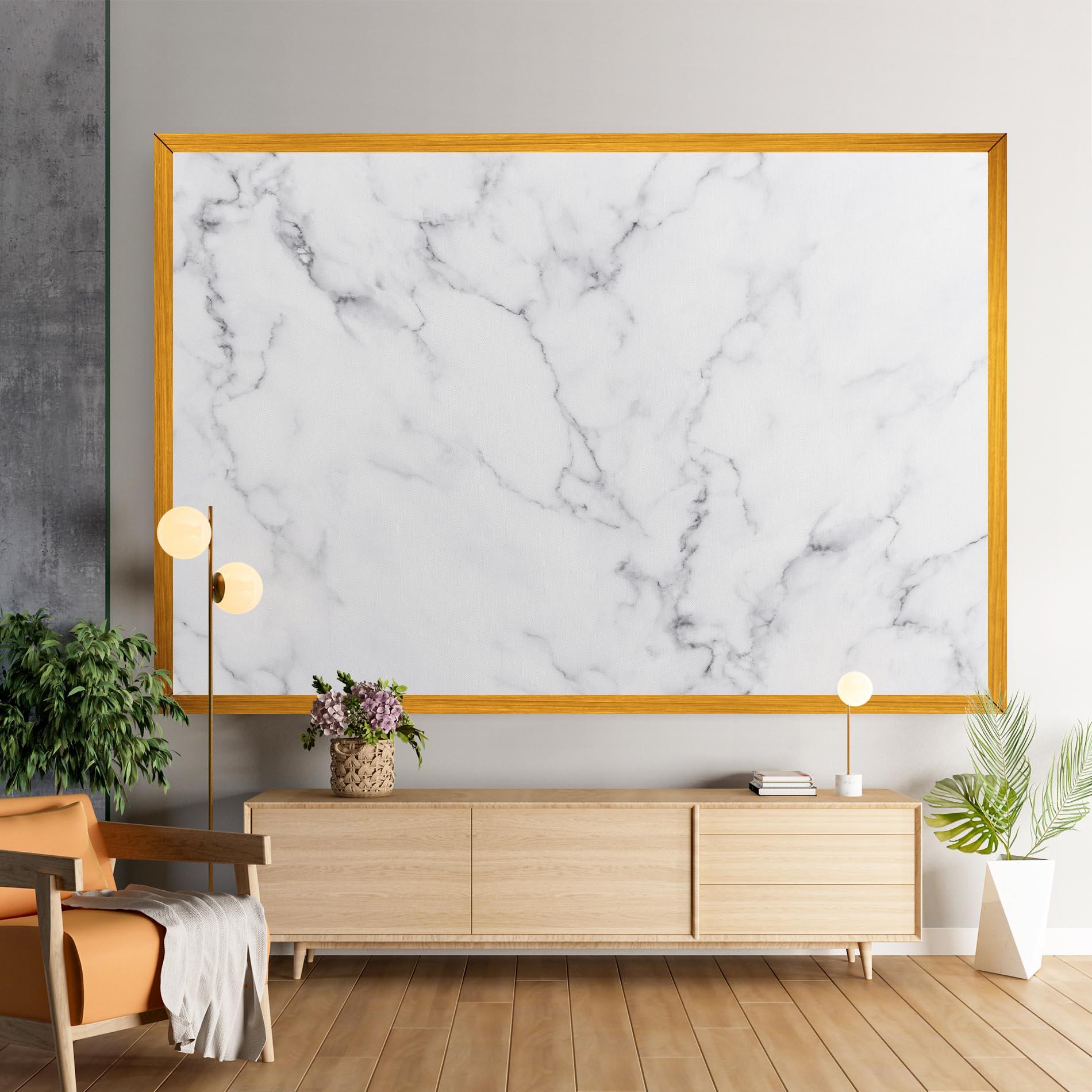 Tablou Canvas White Marble Texture mockup 9
