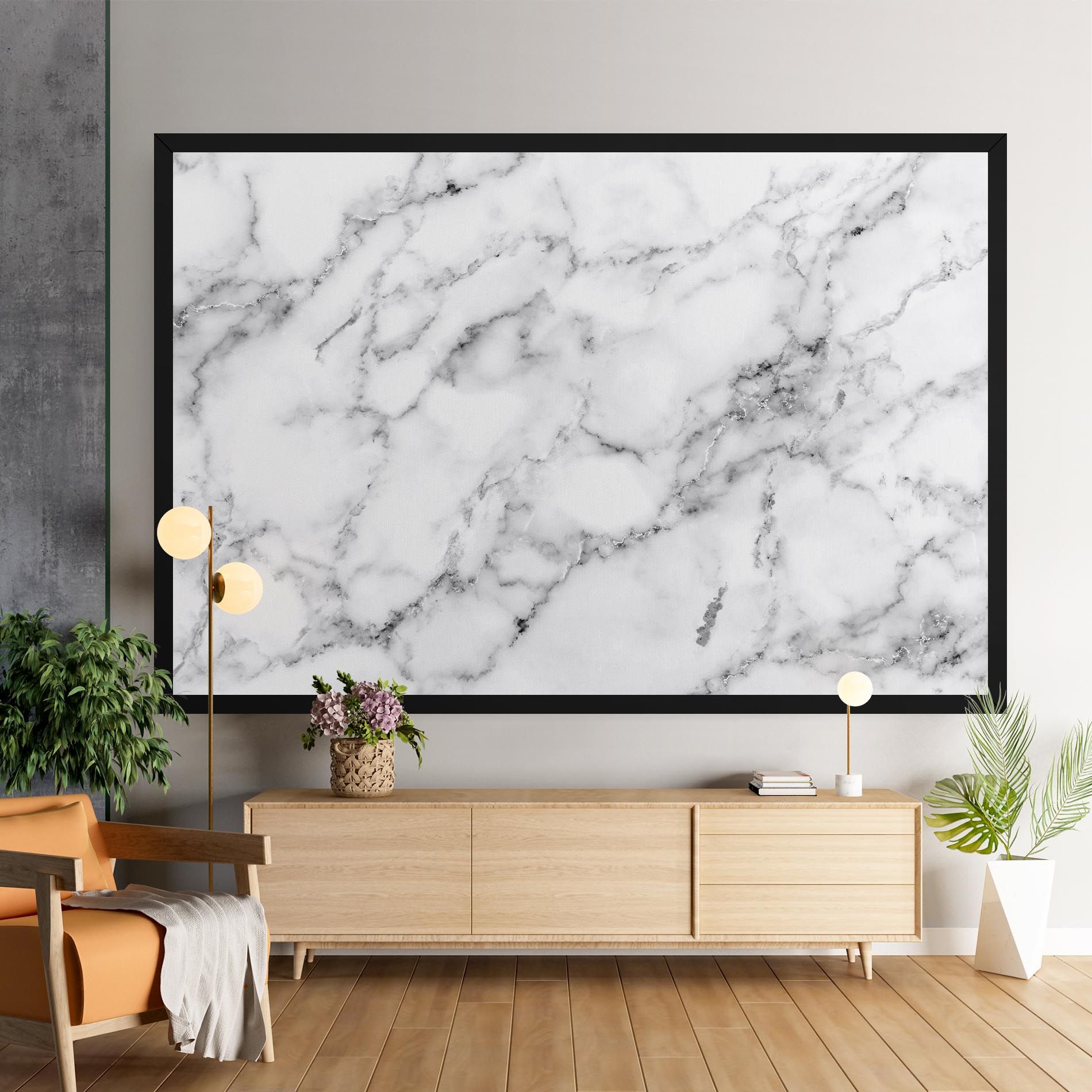 Basic White Marble mockup 9
