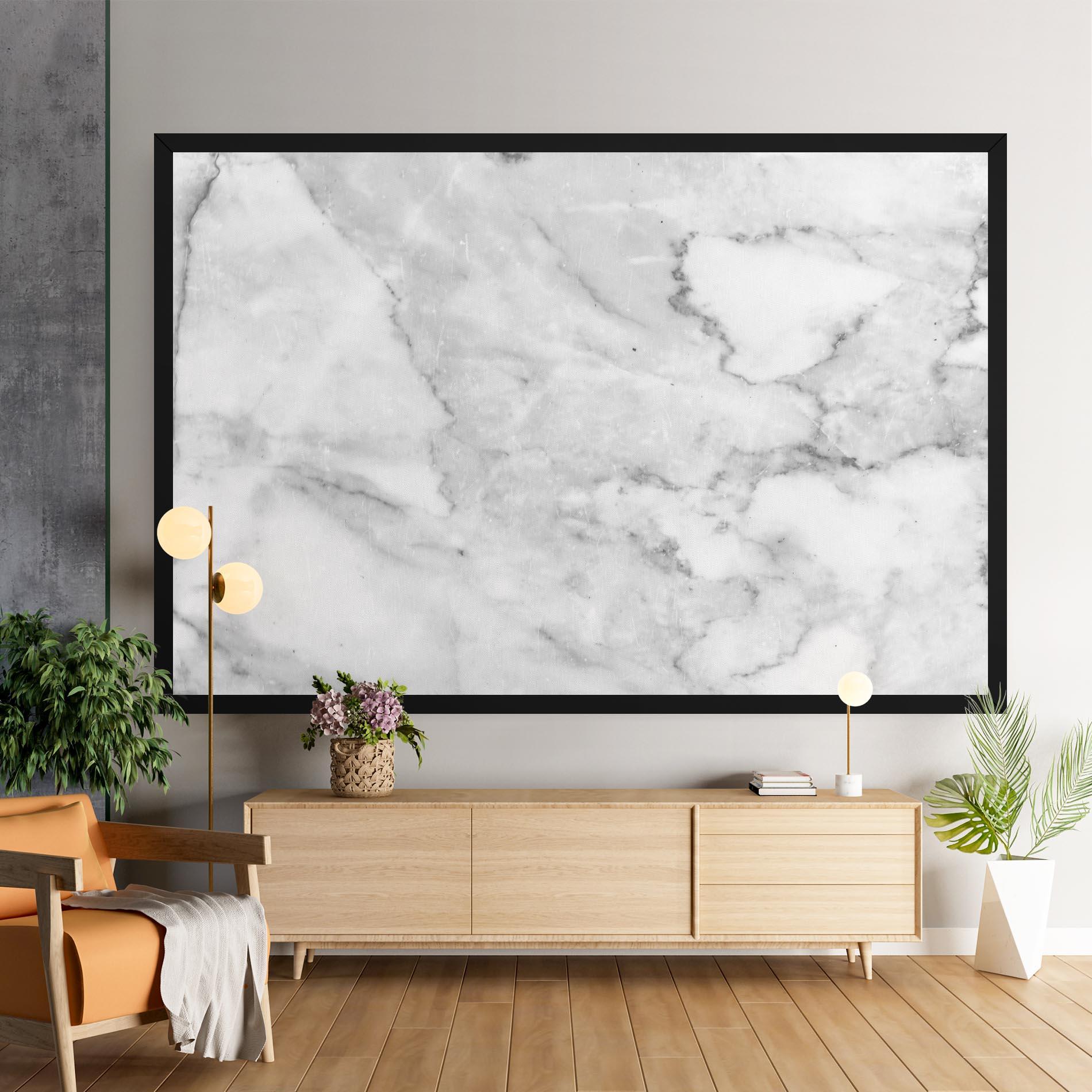 Tablou Canvas Marble Light Grey mockup 9