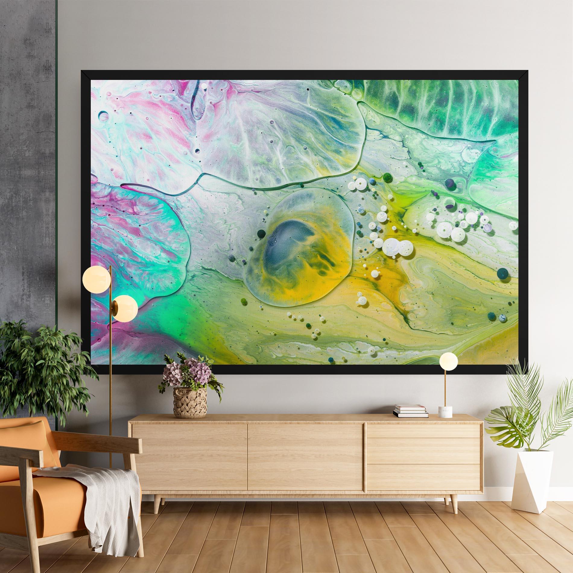 Tablou Canvas Mix Color Ink mockup 9