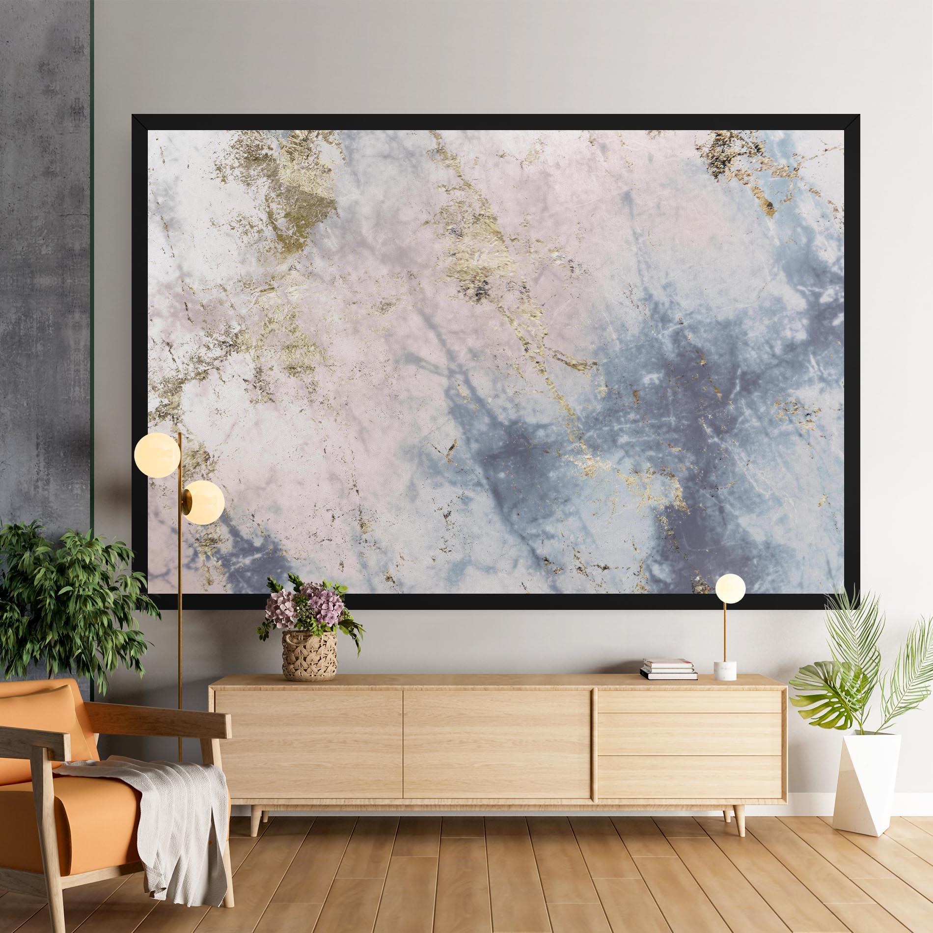 Tablou Canvas Pink Blue Marble mockup 9