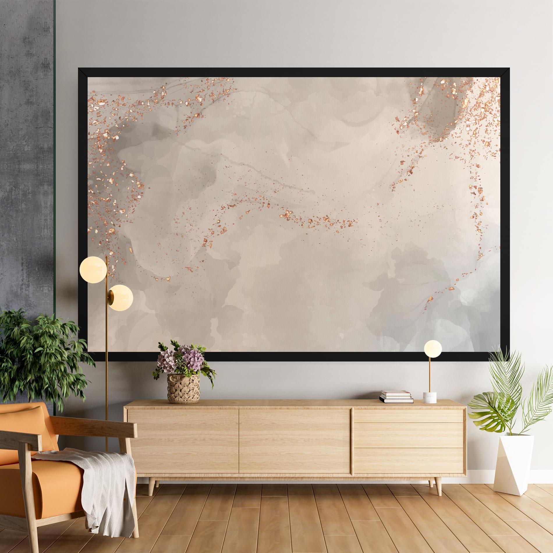 Tablou Canvas Pink Grey Marble 01 mockup 9